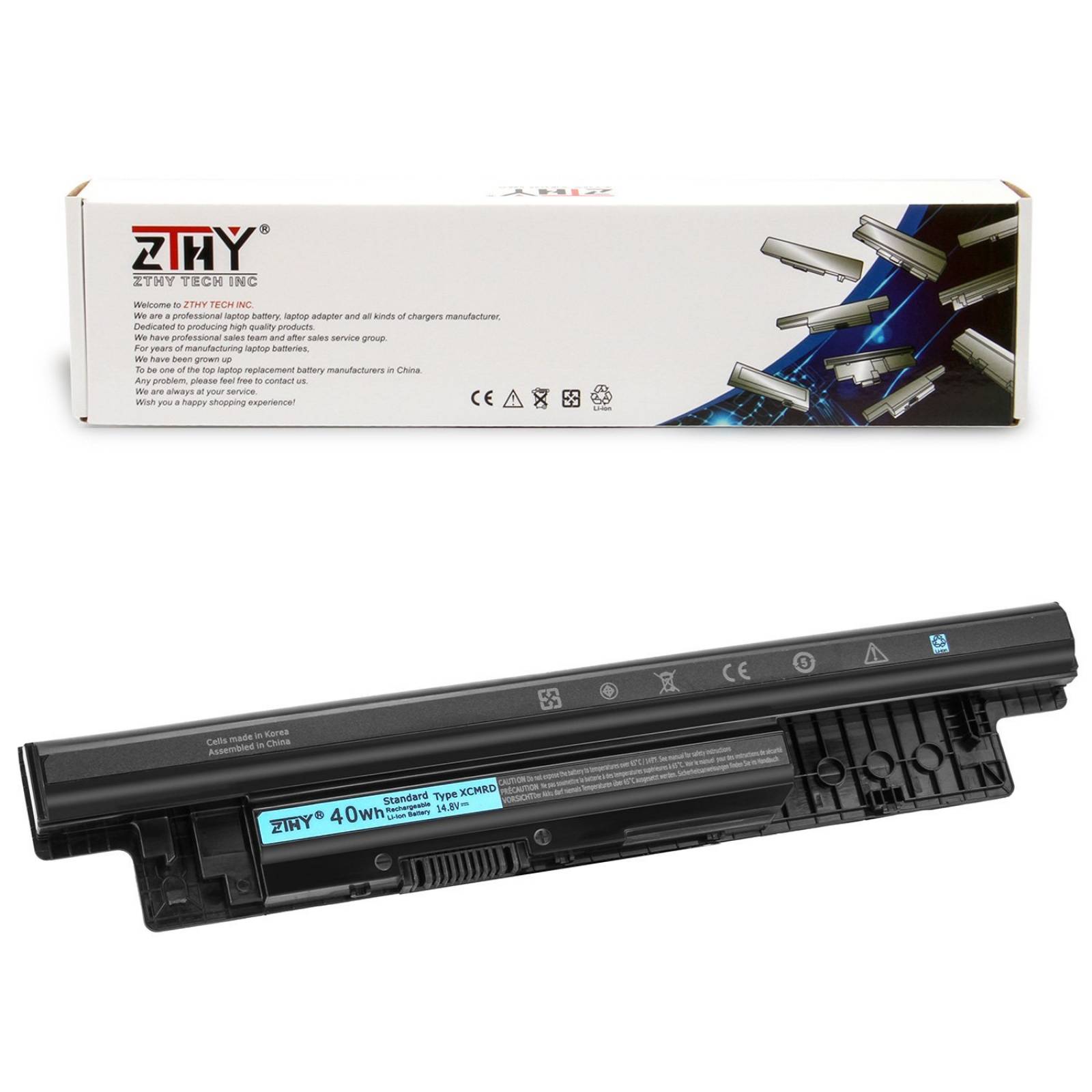 Batería Zthy 14.8v 40wh Compatible Dell Inspiron Y Vostro