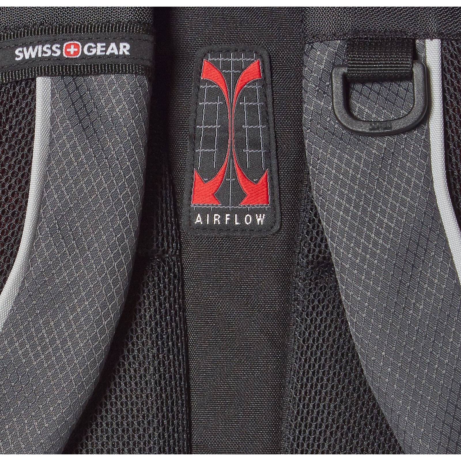 SwissGear SA6689 negro mochila gris - se adapta mayor -Negro
