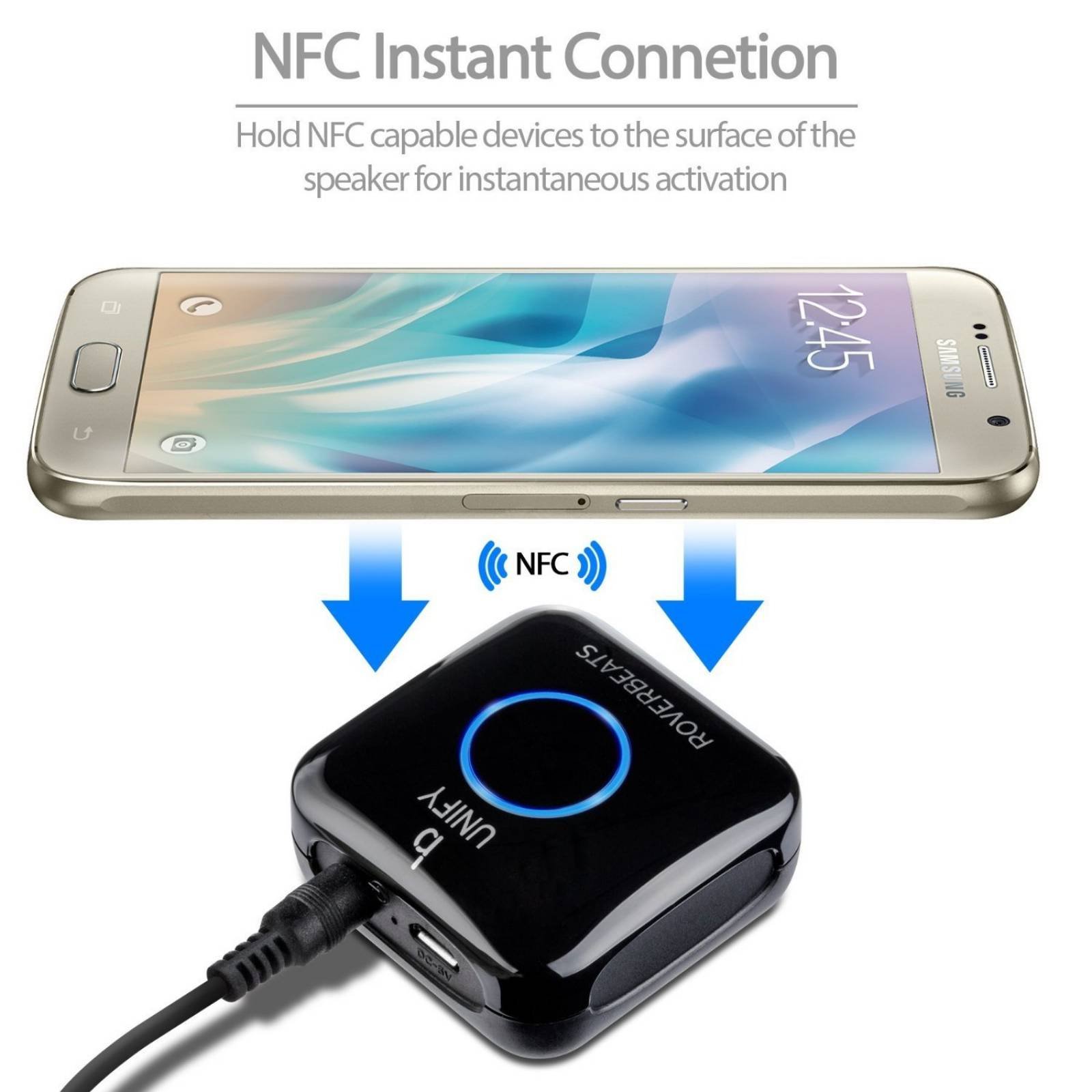 Etekcity Bluetooth 4.0 receptor Audio adaptador inalámbrico