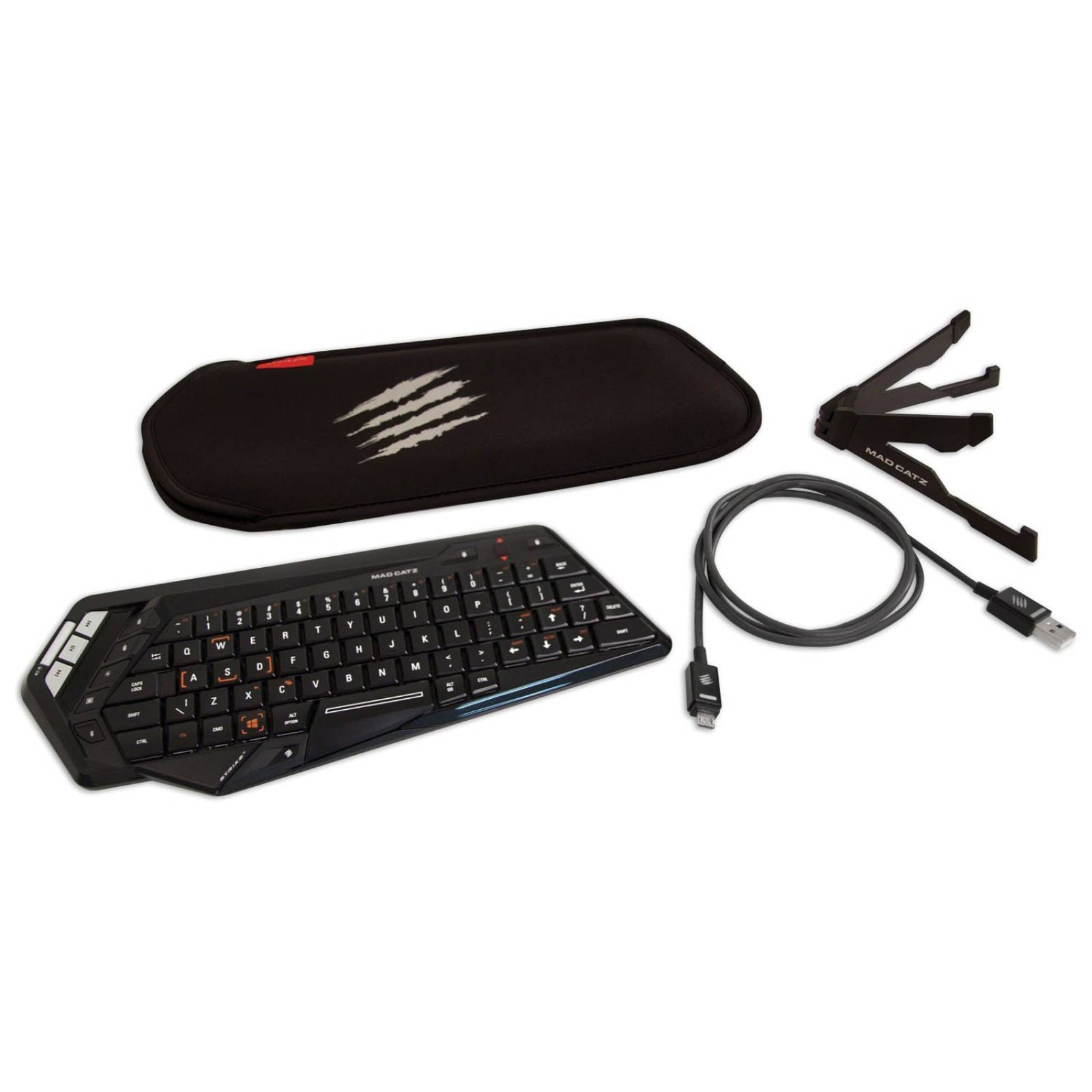 B:Mad Catz S.T.R.I.K.E.M Wireless Keyboard Android y Wi -Negro
