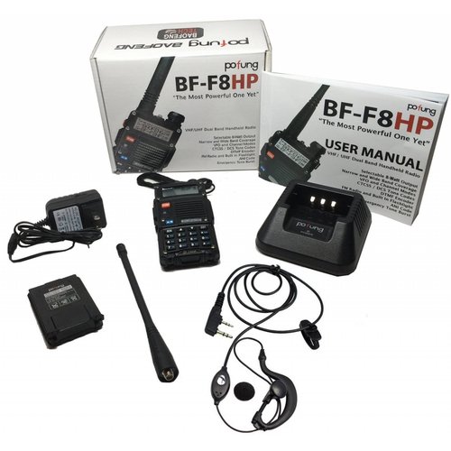 BF-F8HP BaoFeng UV-5R 3 Gen 8 vatios banda Dual bidirecciona