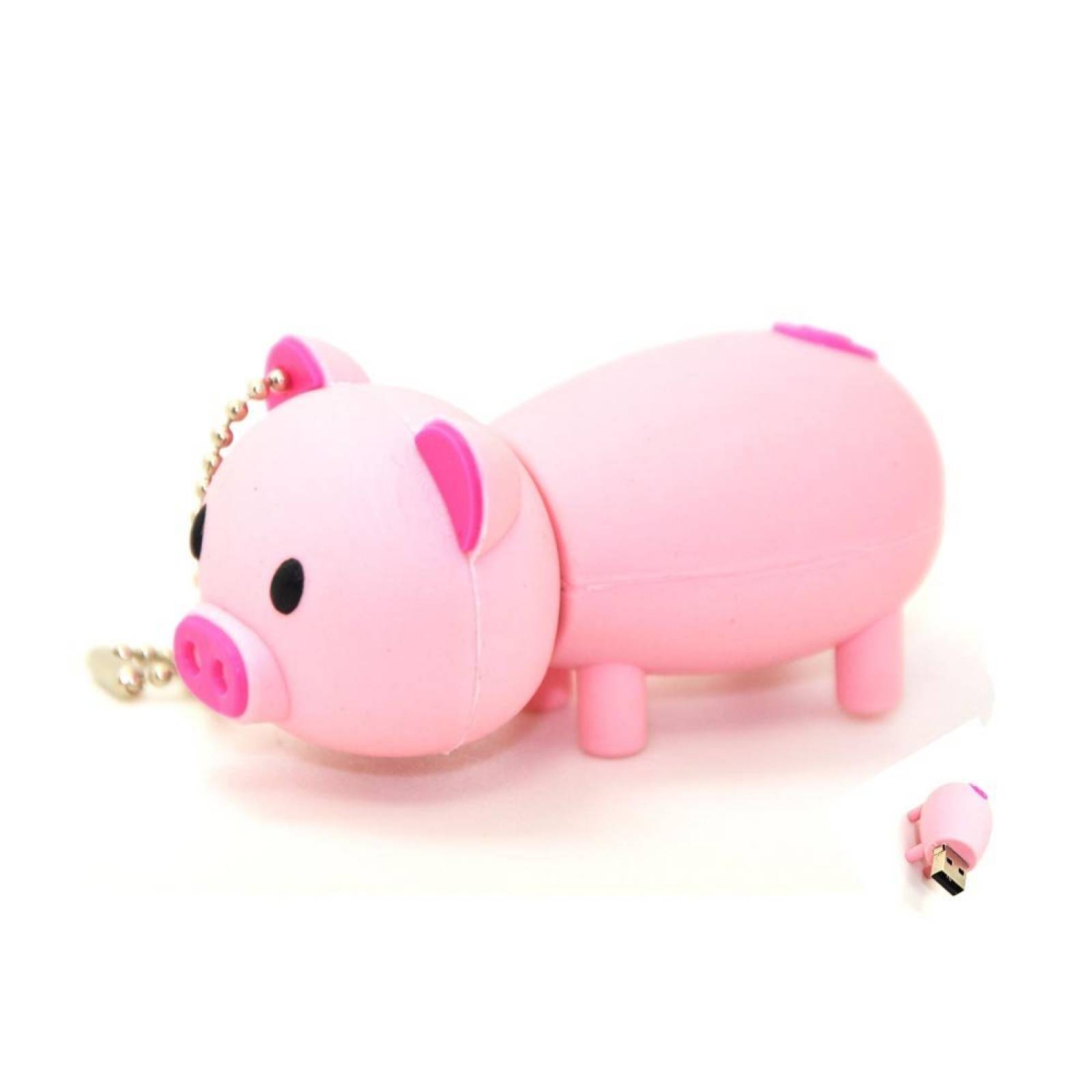 Memoria Usb Febniscte 8gb Usb 2.0 Llavero -cerdito Rosa