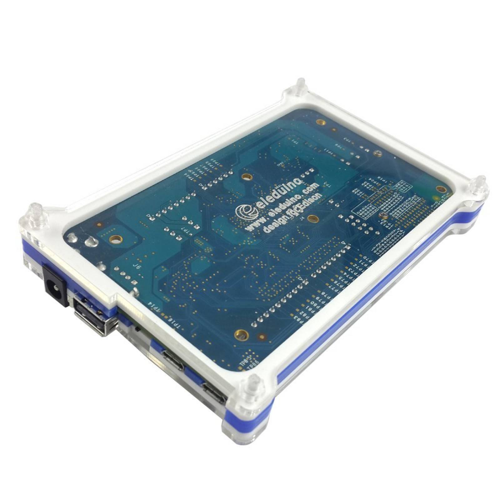 B:Eleduino cubierta transparente caja caja Intel Ediso -Transp