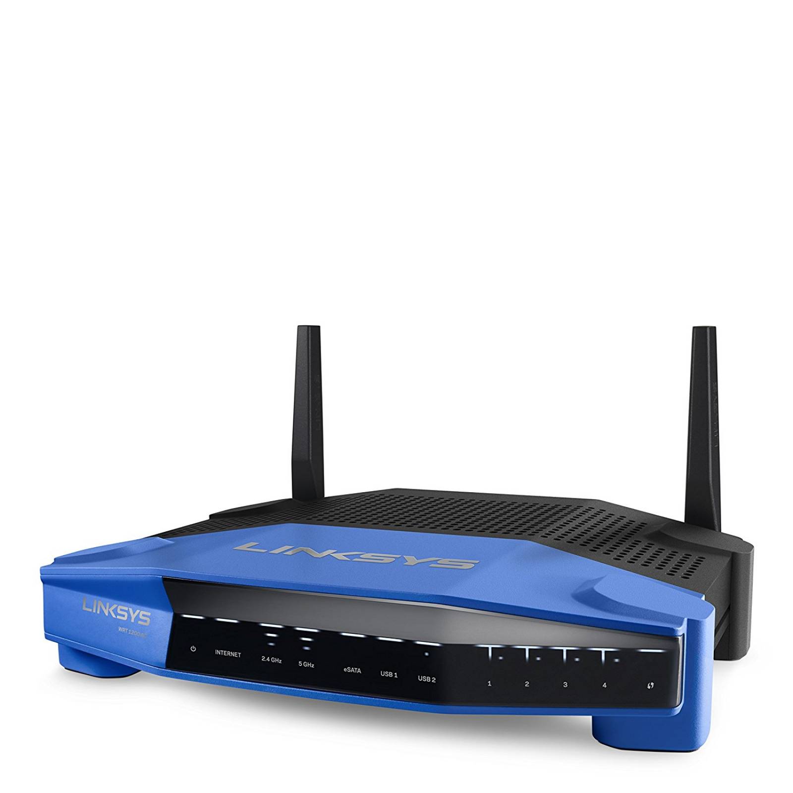 Con Gigabit Linksys WRT AC1200 doble banda y conexión Wi-Fi
