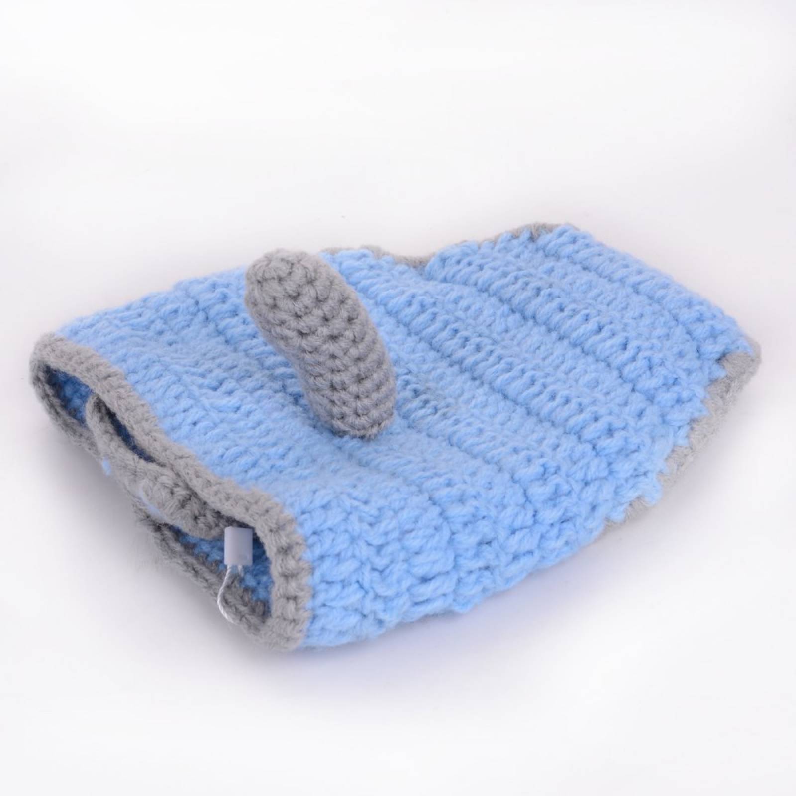 JISEN bebé fotografía recién apoyos hecho mano lindo p -Azul