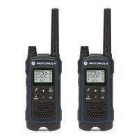Motorola Talkabout T460 Radio Dos Vías Recargable Par -Azul