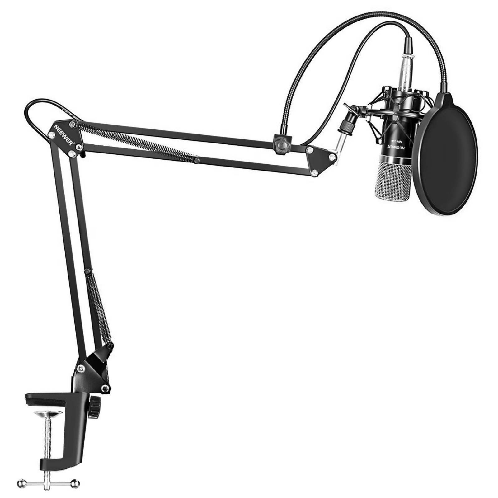 Microfono Prof Neewer NW-700 y Suspension Ajustable NW-35