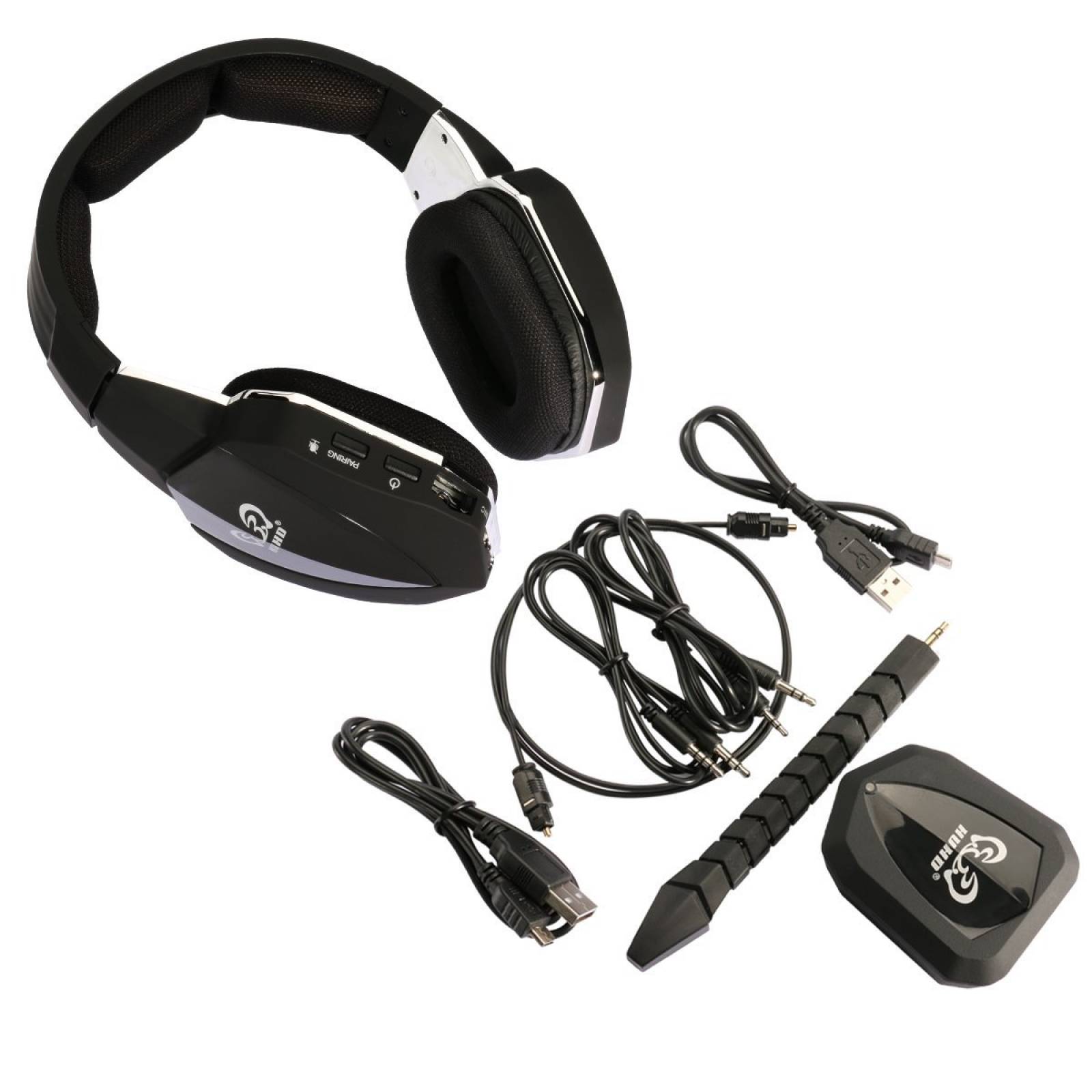 HUHD® 2.4GHz óptico Wireless Gaming Headset Xbox One Negro