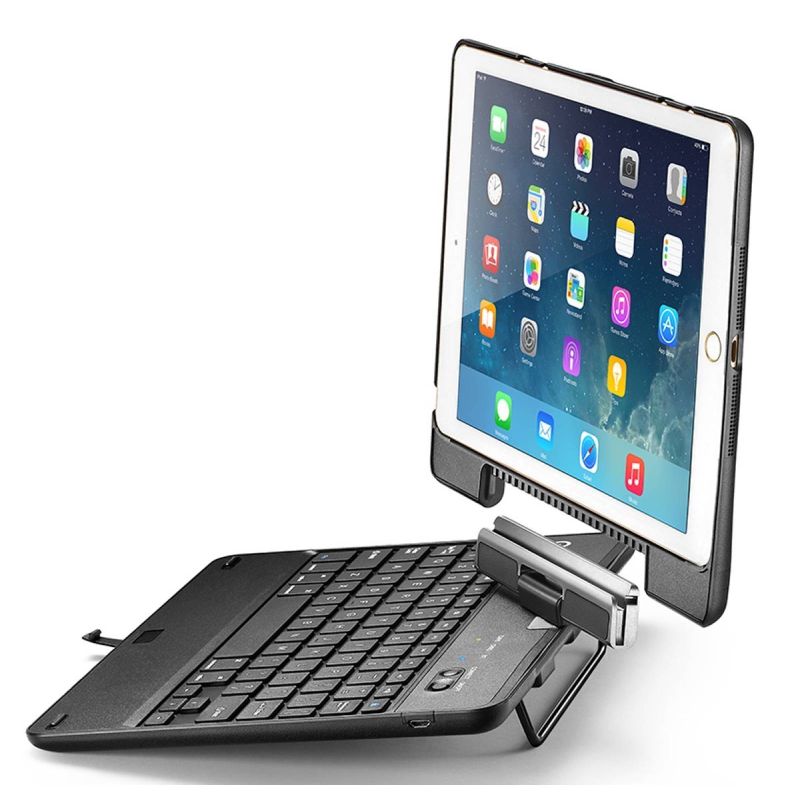 Funda New Trent Ipad 5 Air 1 Air 2 Teclado Bluetooth
