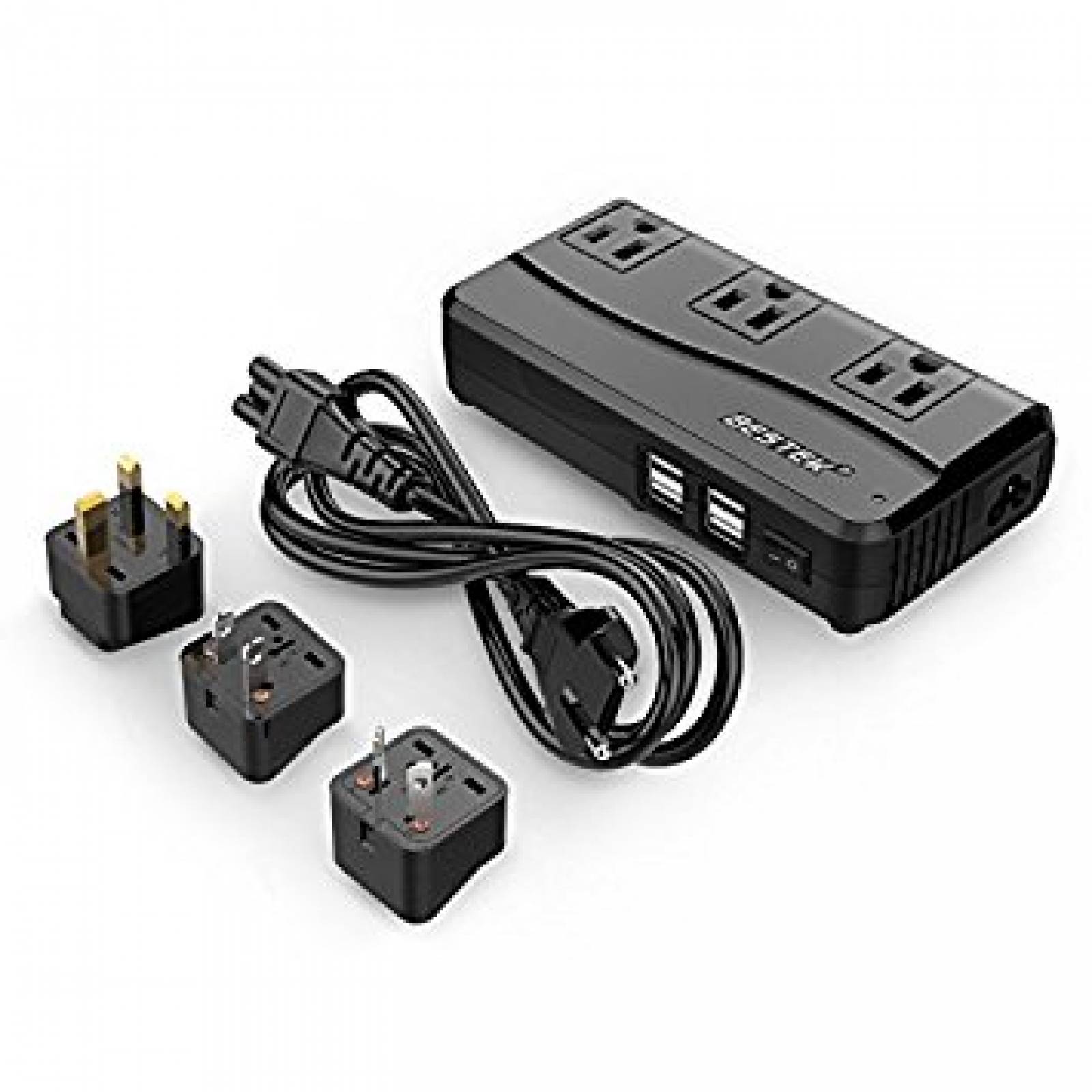 BESTEK Universal de viaje adaptador 220V a 110V voltaje conv