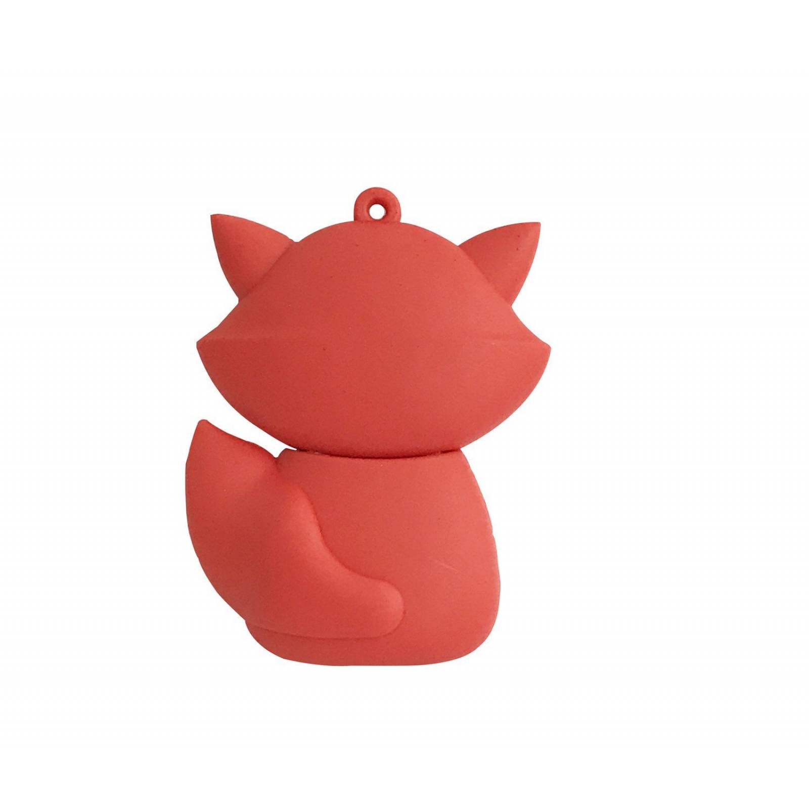 Animales FOX novedad forma memoria unidades Flash USB -Rojo