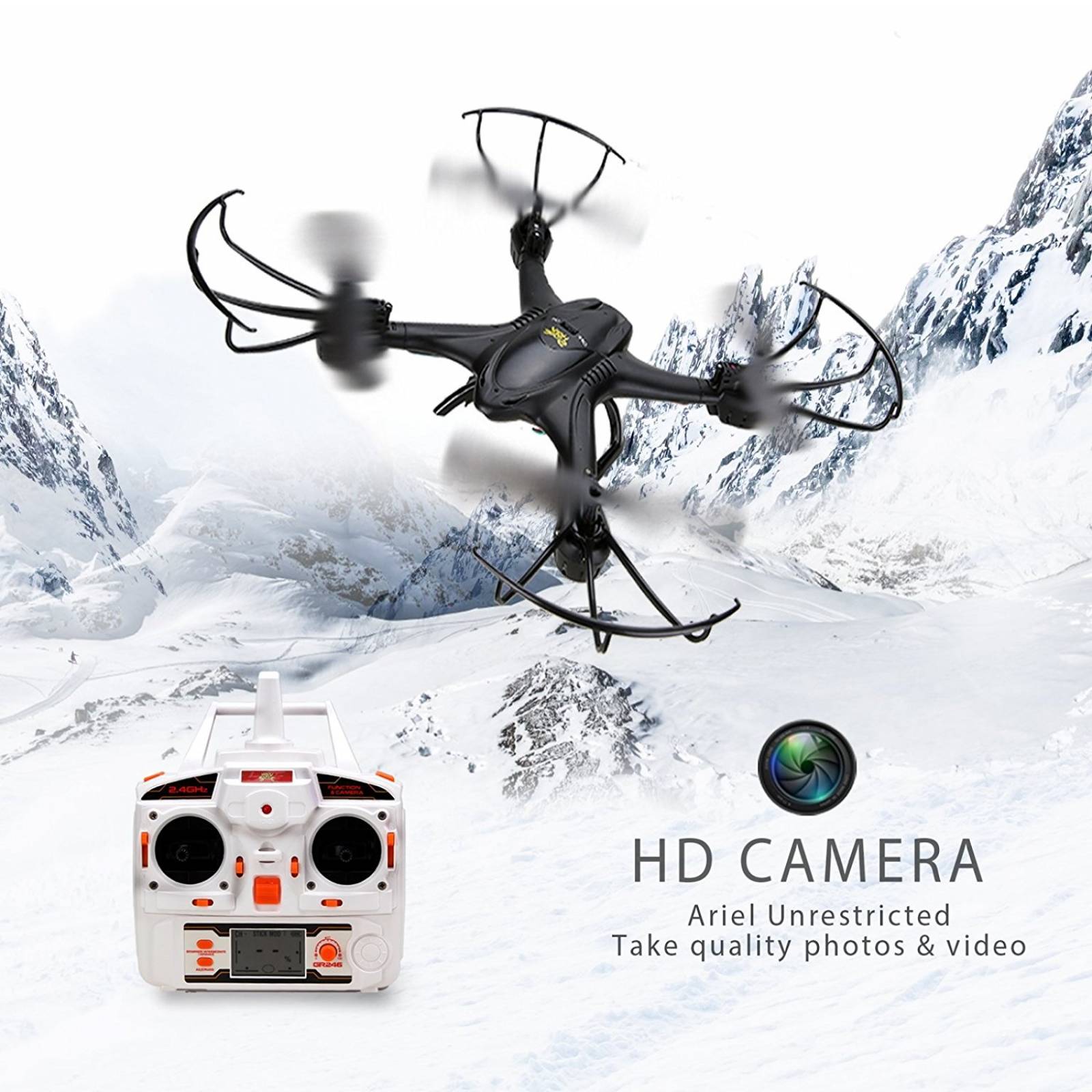 X400C piedra Santa FPV RC Quadcopter Drone Wifi cámara vive