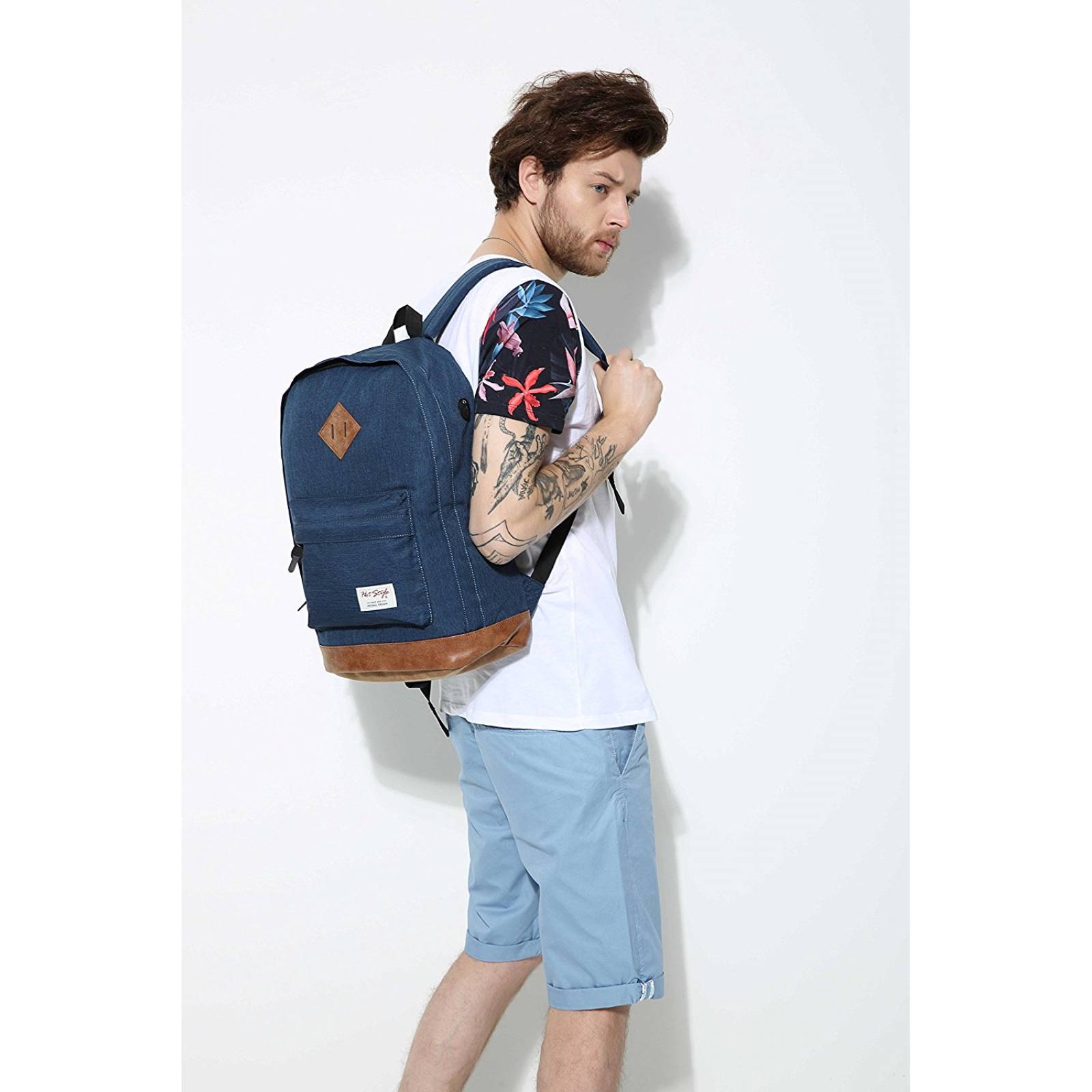 Mochila Laptop Hotstyle 936 Plus 15.6 Pulg -azul Marino
