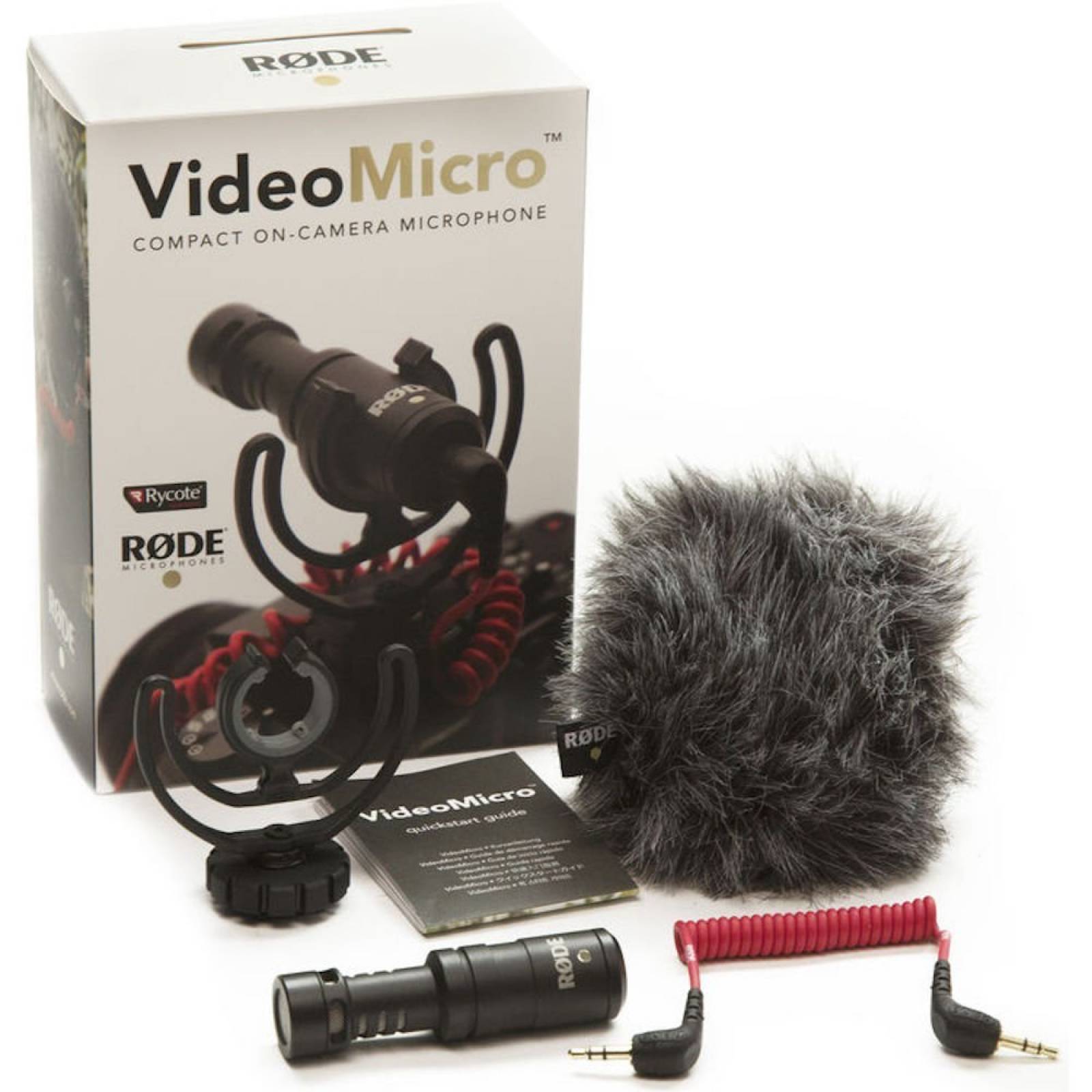 Montó VideoMicro compacto cámara micrófono Rycote Lira choqu