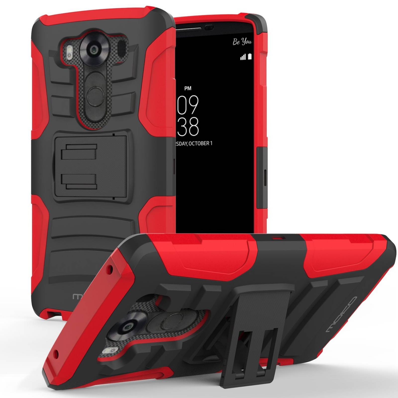 LG V10 funda MoKo amortiguador tapa dura Ultra protectora re