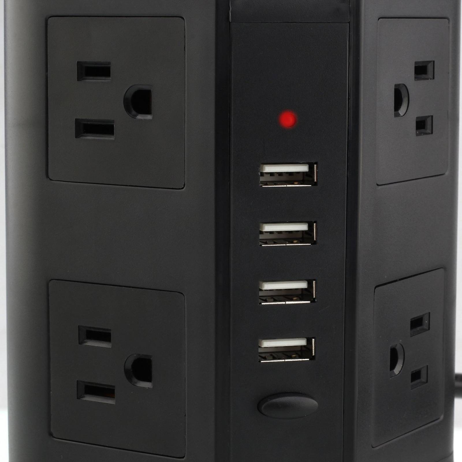 Safemore estación carga 4 USB, 8 toma corriente y potencia c