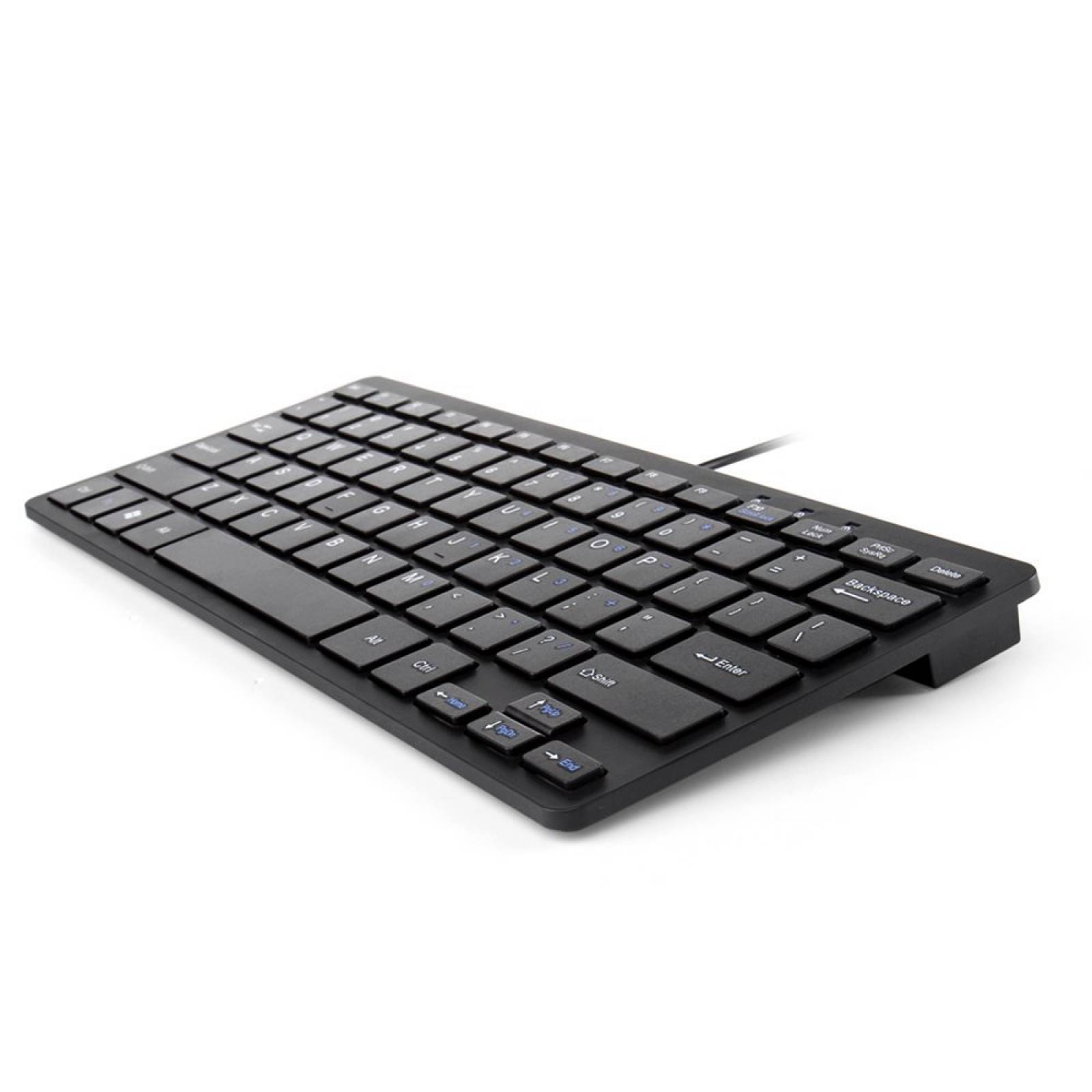 Mini Teclado Alámbrico Tnp Products Con Cable Usb - Negro