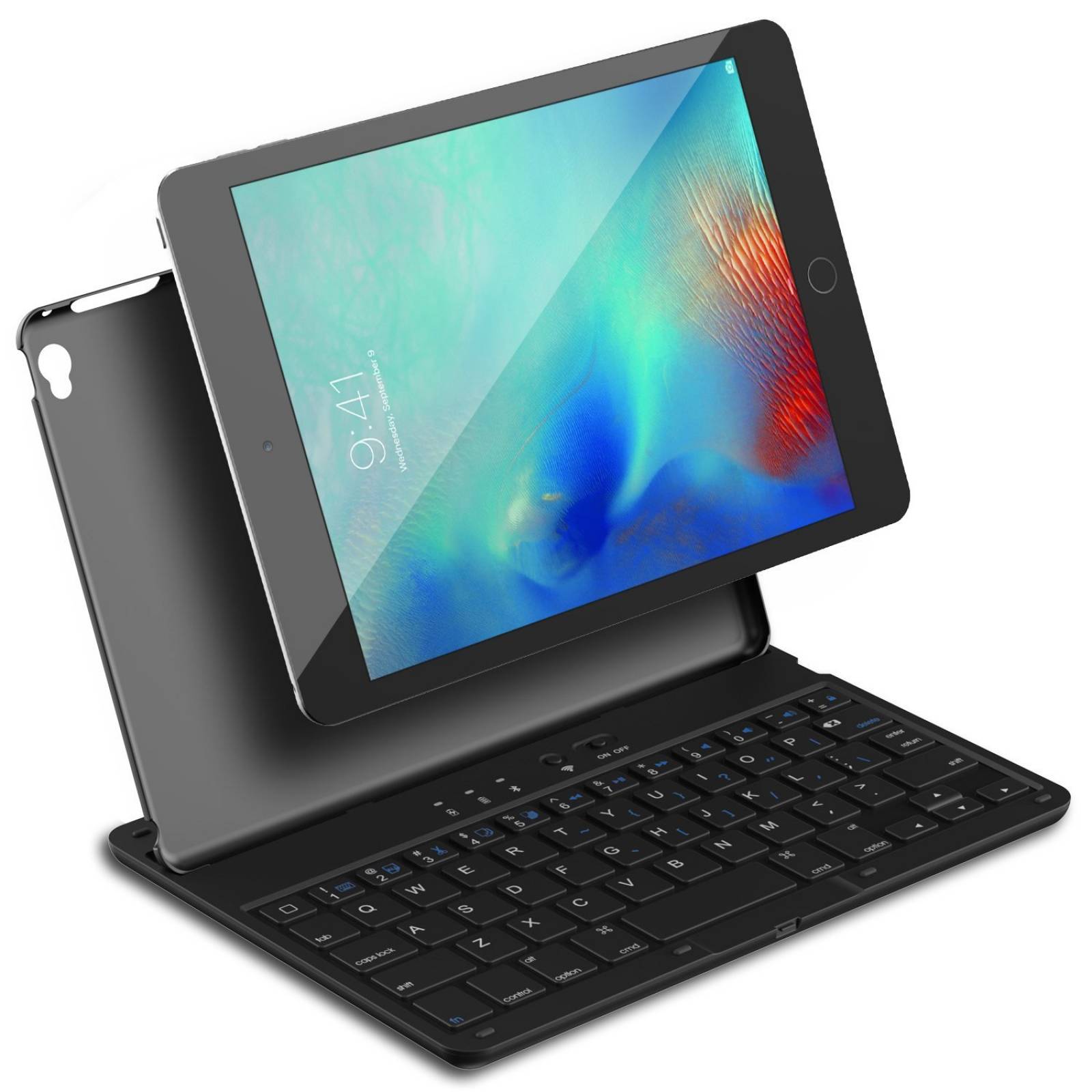 Funda Jetech Ipad Mini 4 Teclado Bluetooth, Rotación 360 -n