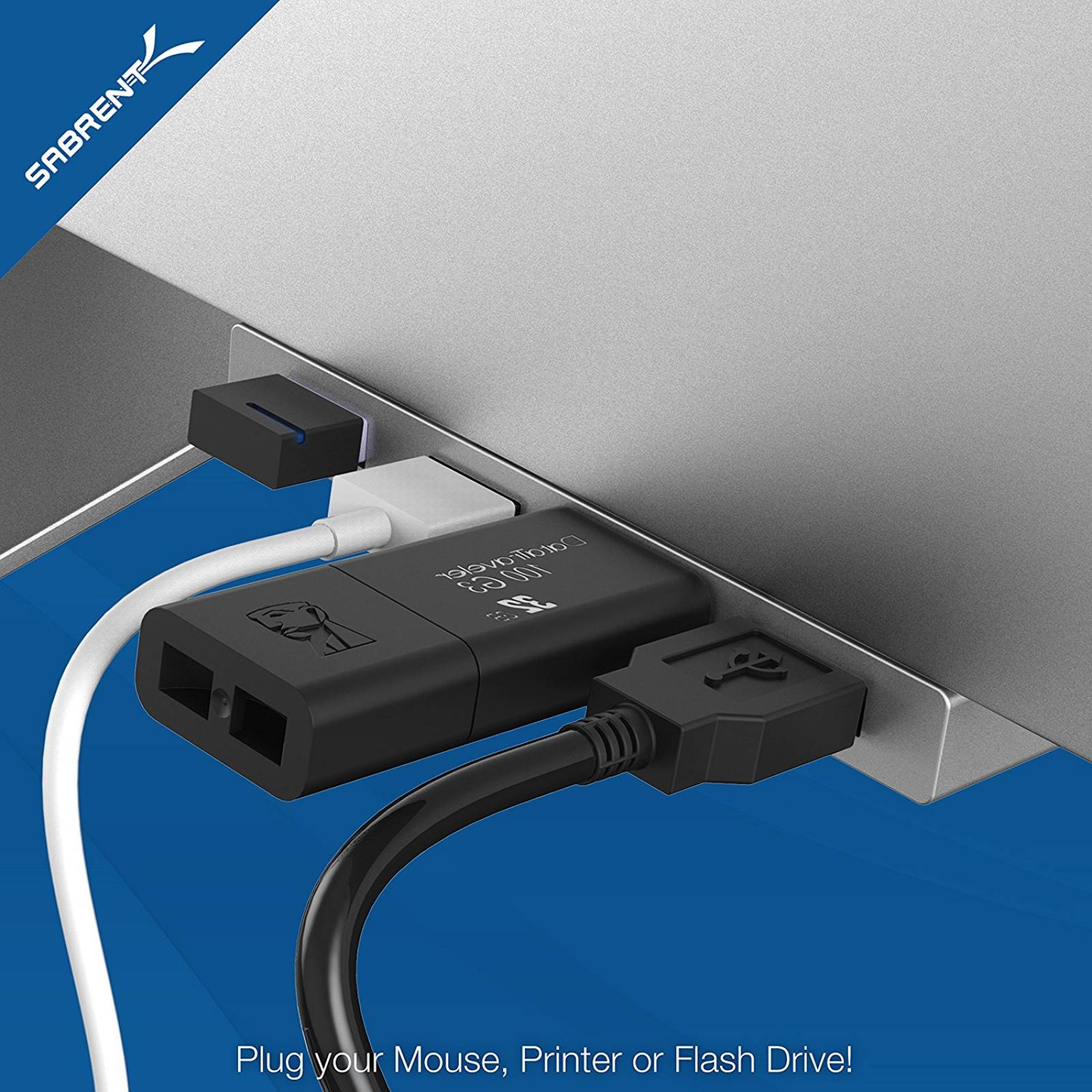Sabrent 4 puertos USB 3.0 Hub iMac Unibody delgado (HB-IMCU)