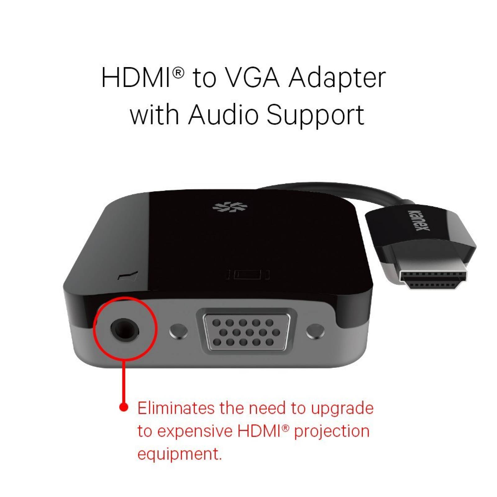 Kanex HDMI al adaptador VGA soporte Audio Apple TV - HDCP co