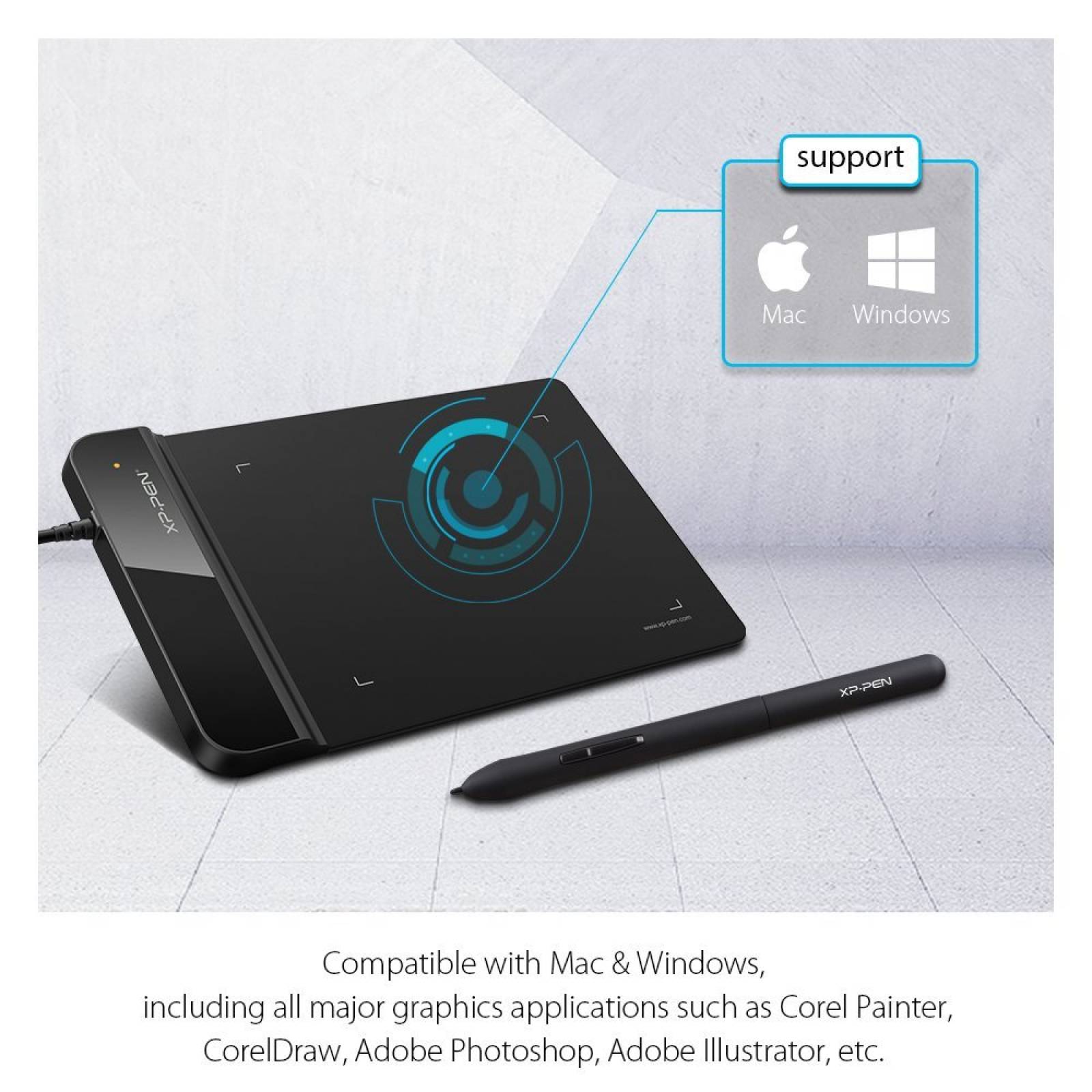 XP-Pen G430 OSU Tablet ultrafino gráfico Tablet 4x3 pulgadas