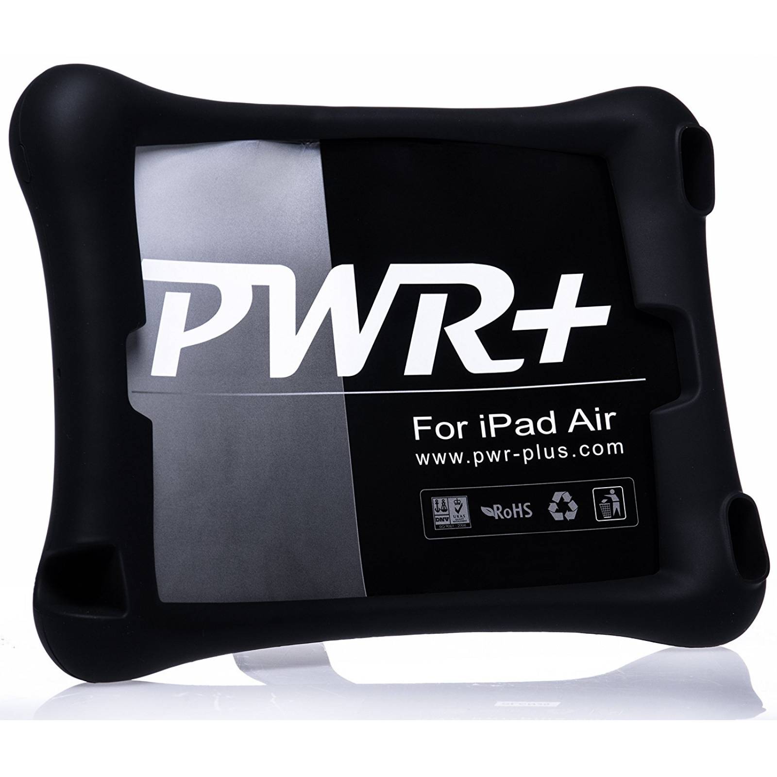 PWR+Apple iPad aire comprimido silicona funda prueba -Negro