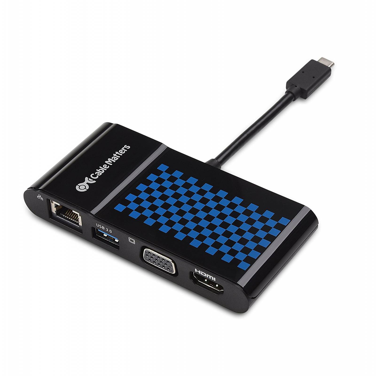 Hub Usbc Cable Matters Hdmi Vga Usb3.0 negro