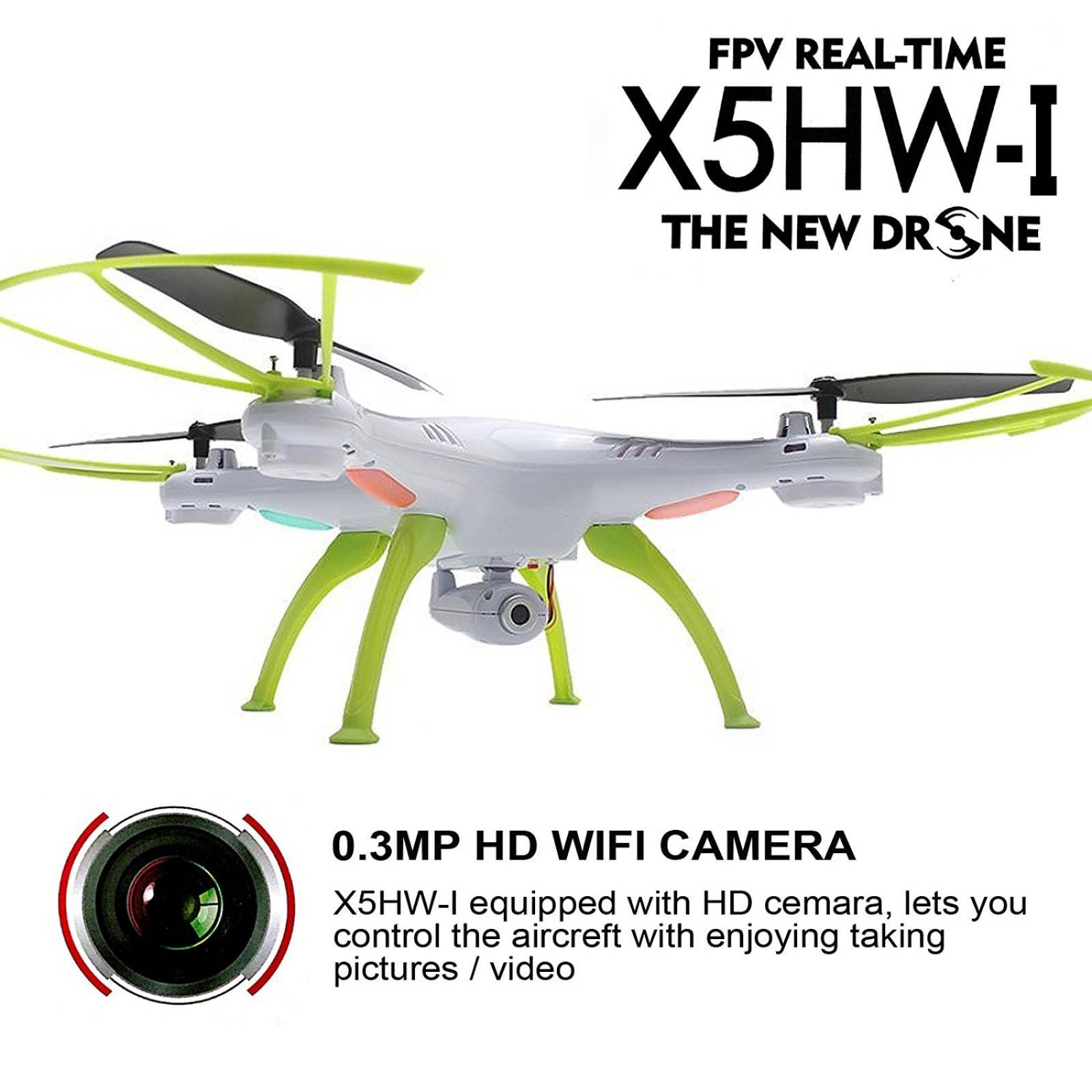 Cheerwing Syma X5HW-I Wifi FPV Drone cámara HD Live  -Blanco