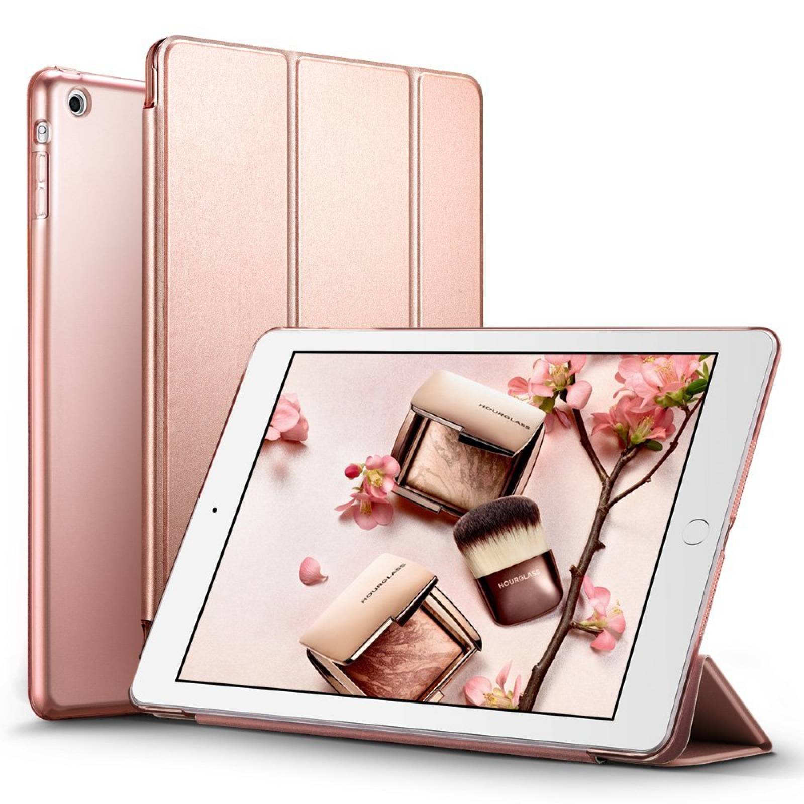 iPad Mini 2 funda, ESR iPad Mini Smart funda [cuero si -Rosa