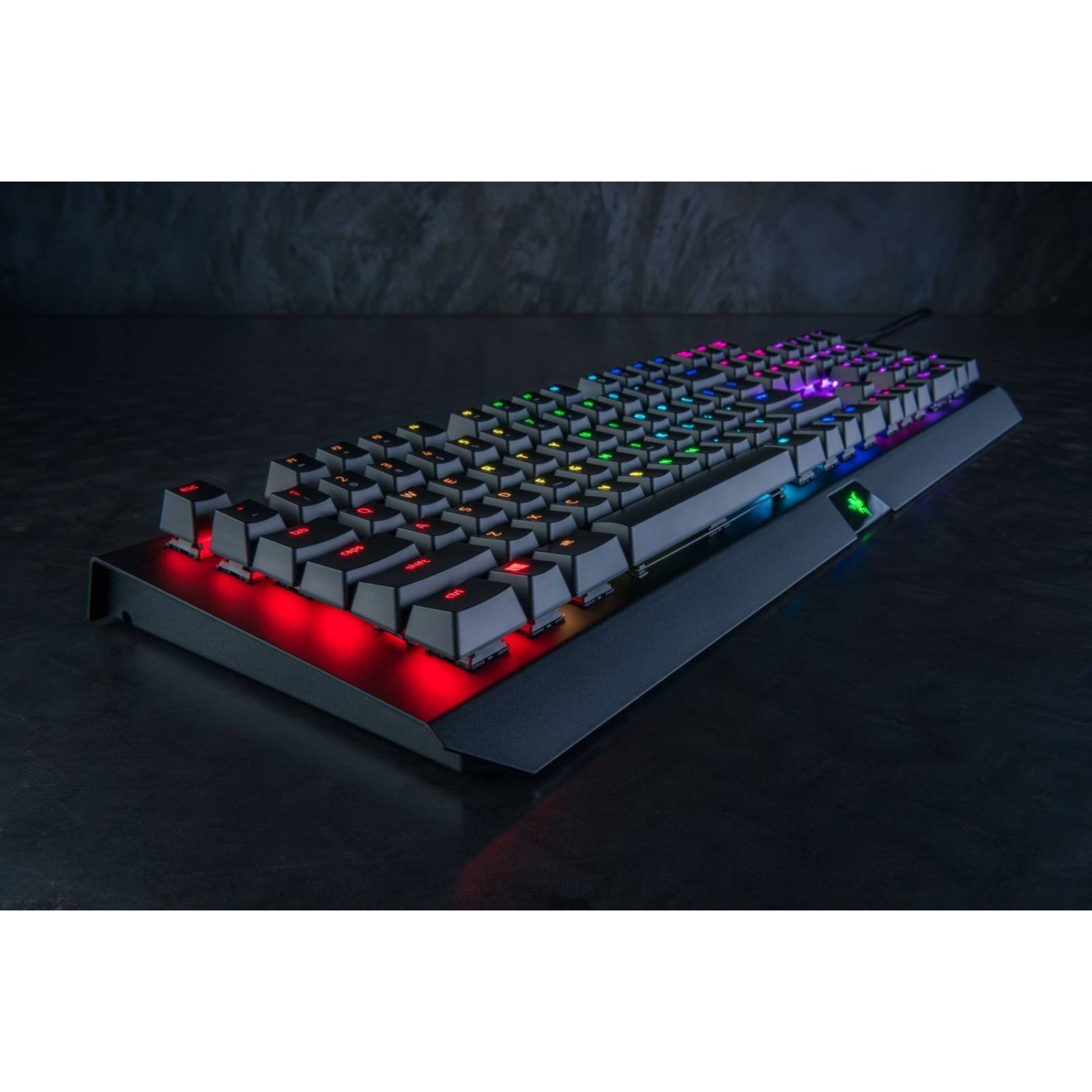 B:Razer BlackWidowxcroma RGB Clicky mecánico Gaming tec -Negro