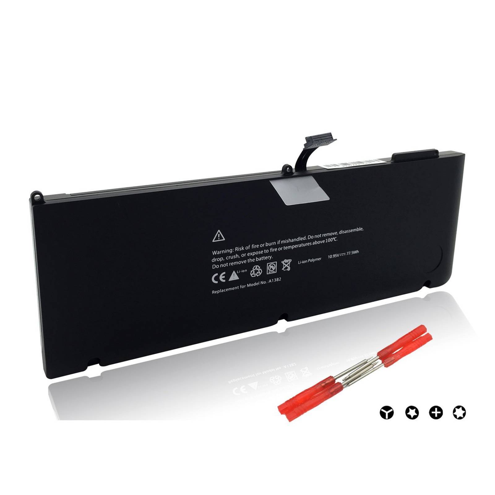 Batería Bull-tech 10.95v 77.5wh Para Macbook Pro A1382 A1286