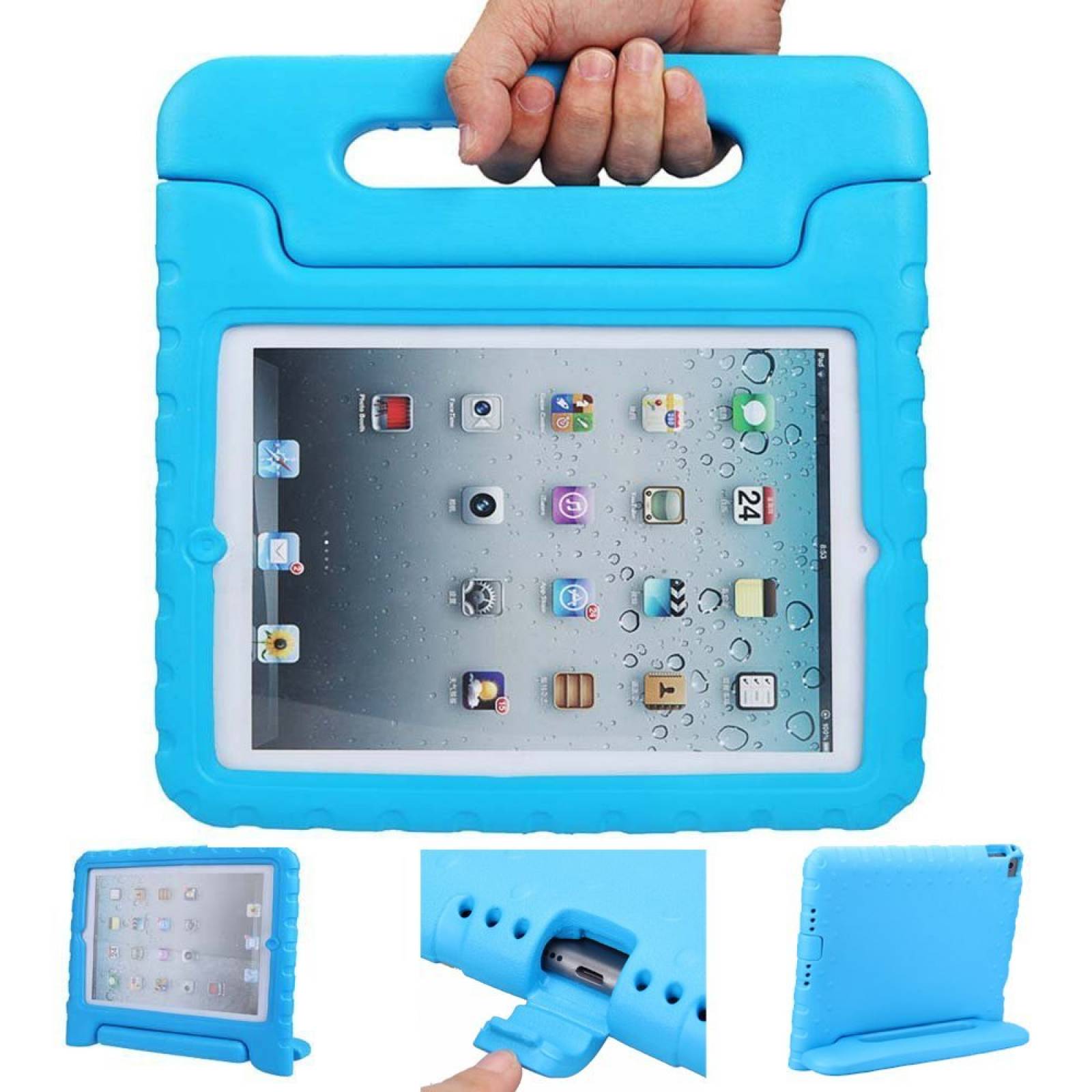iPad 2, ipad 6 funda, hormigas TECH ligero [golpes] fu -Azul