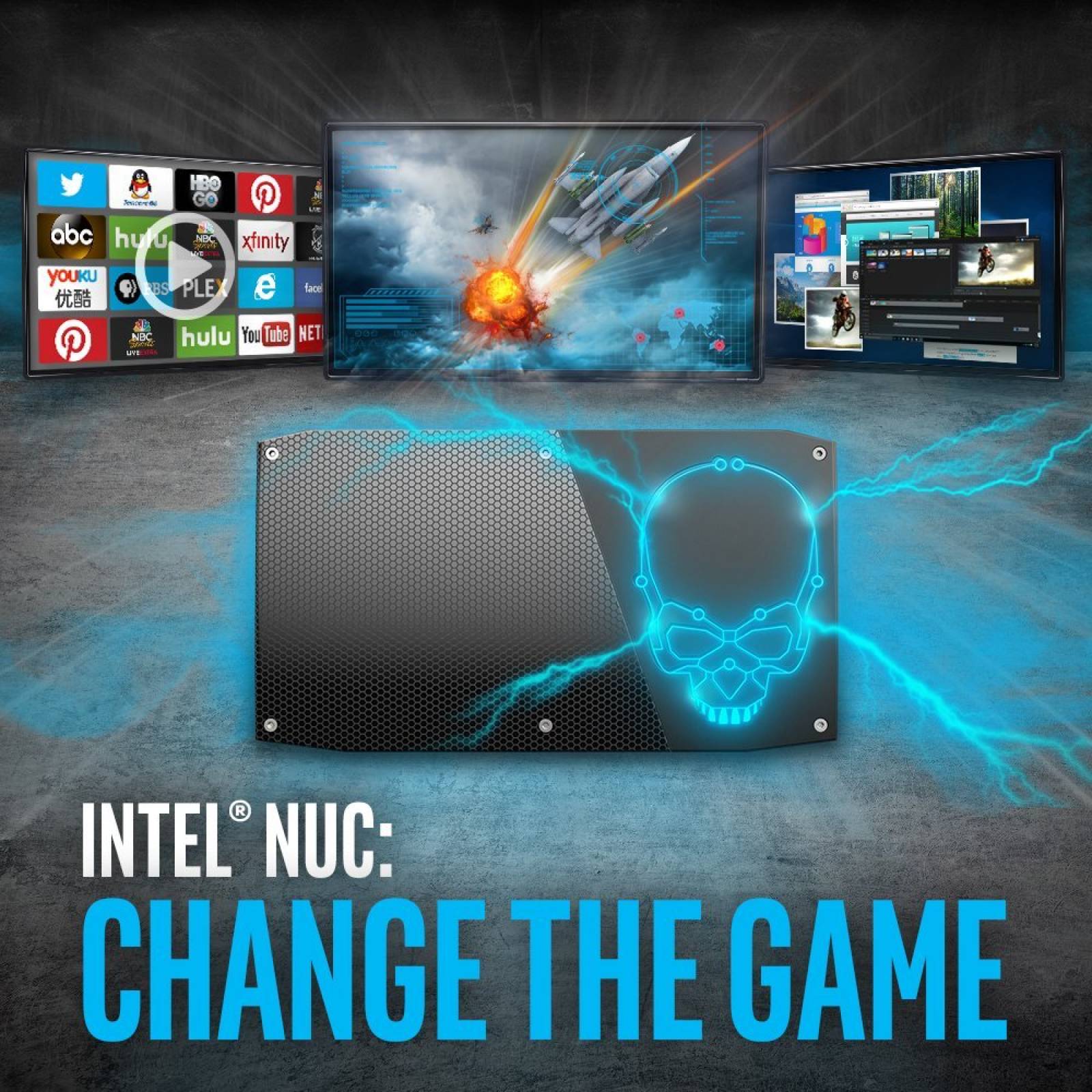 Mini Pc Intel Nuc Kit Nuc6i7kyk (intel Core I7-6770hq)