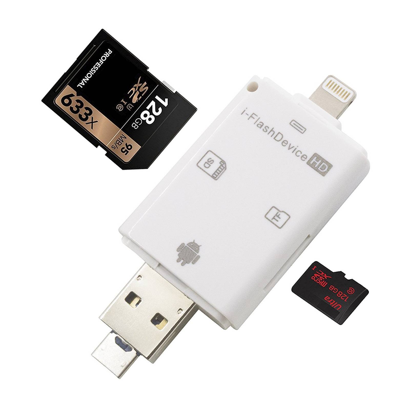 B:YiKaiEn 3 1 lector pendrive USB Micro SD SDHC TF lector tarj