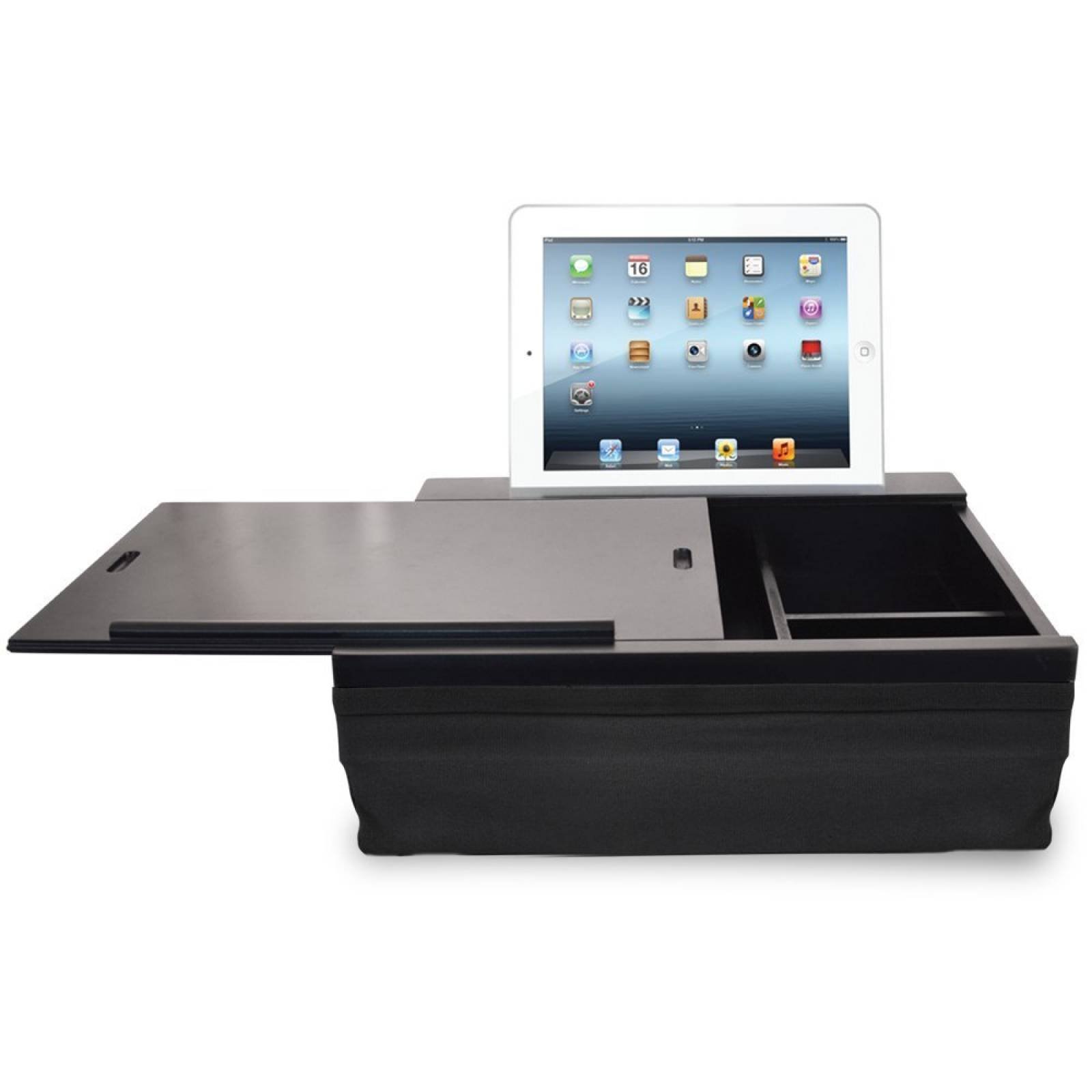 iCozy amortiguador Lap Desk almacenamiento portátil - -Negro