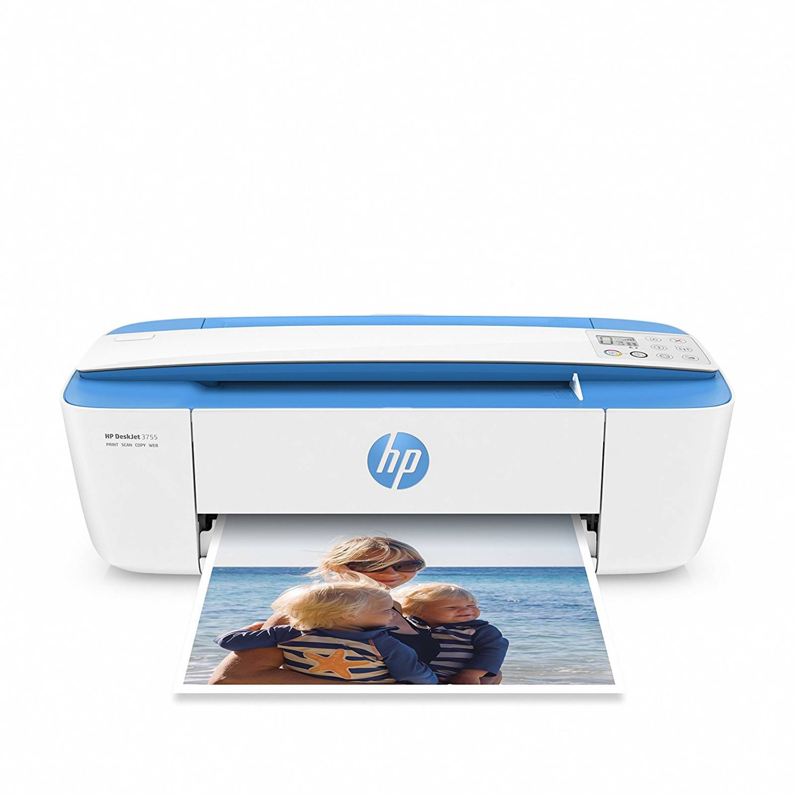 B:HP DeskJet 3755 compacto todo-en-uno impresora inalámb -Azul