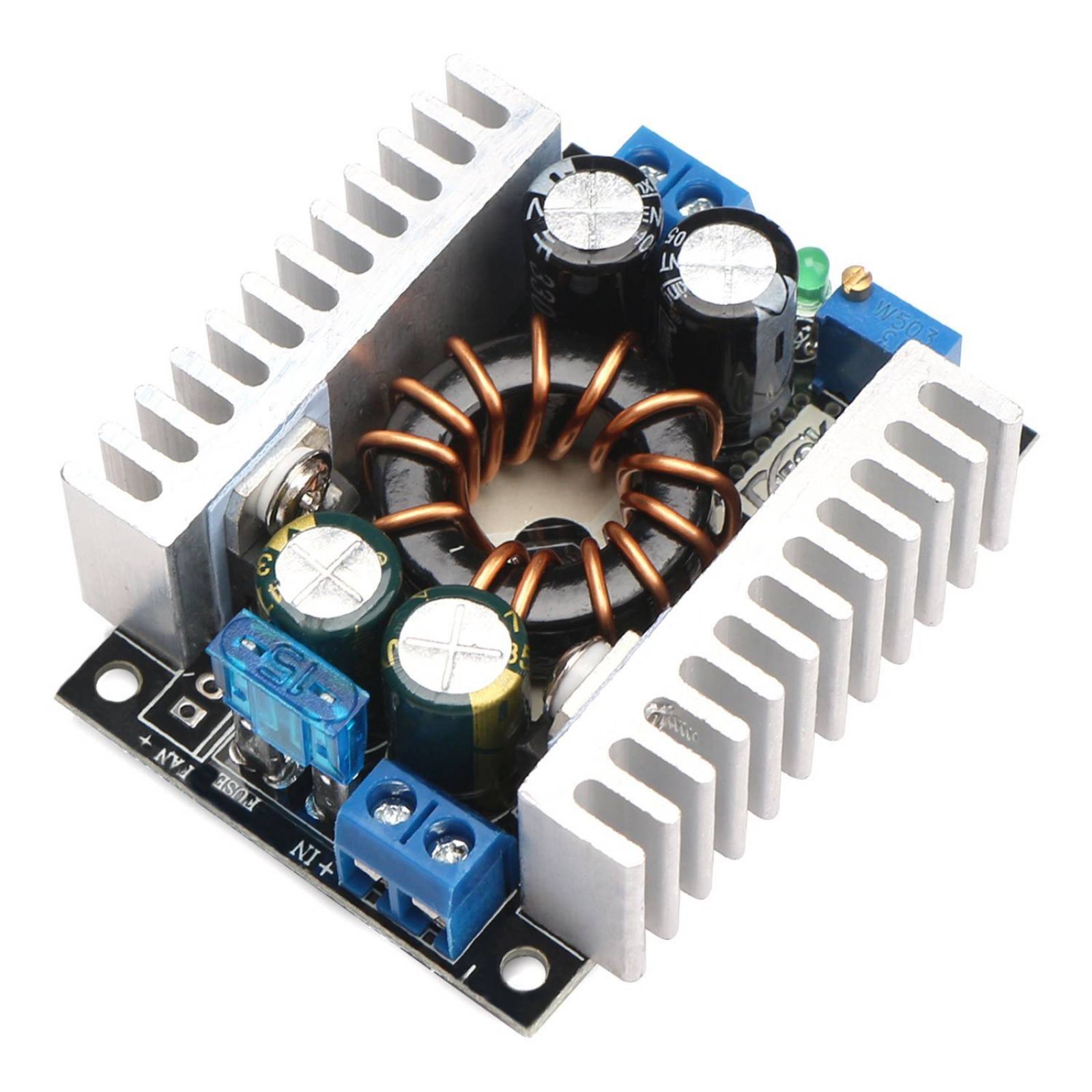 B:DROK 150W DC Boost Converter alimentación módulo voltaje reg