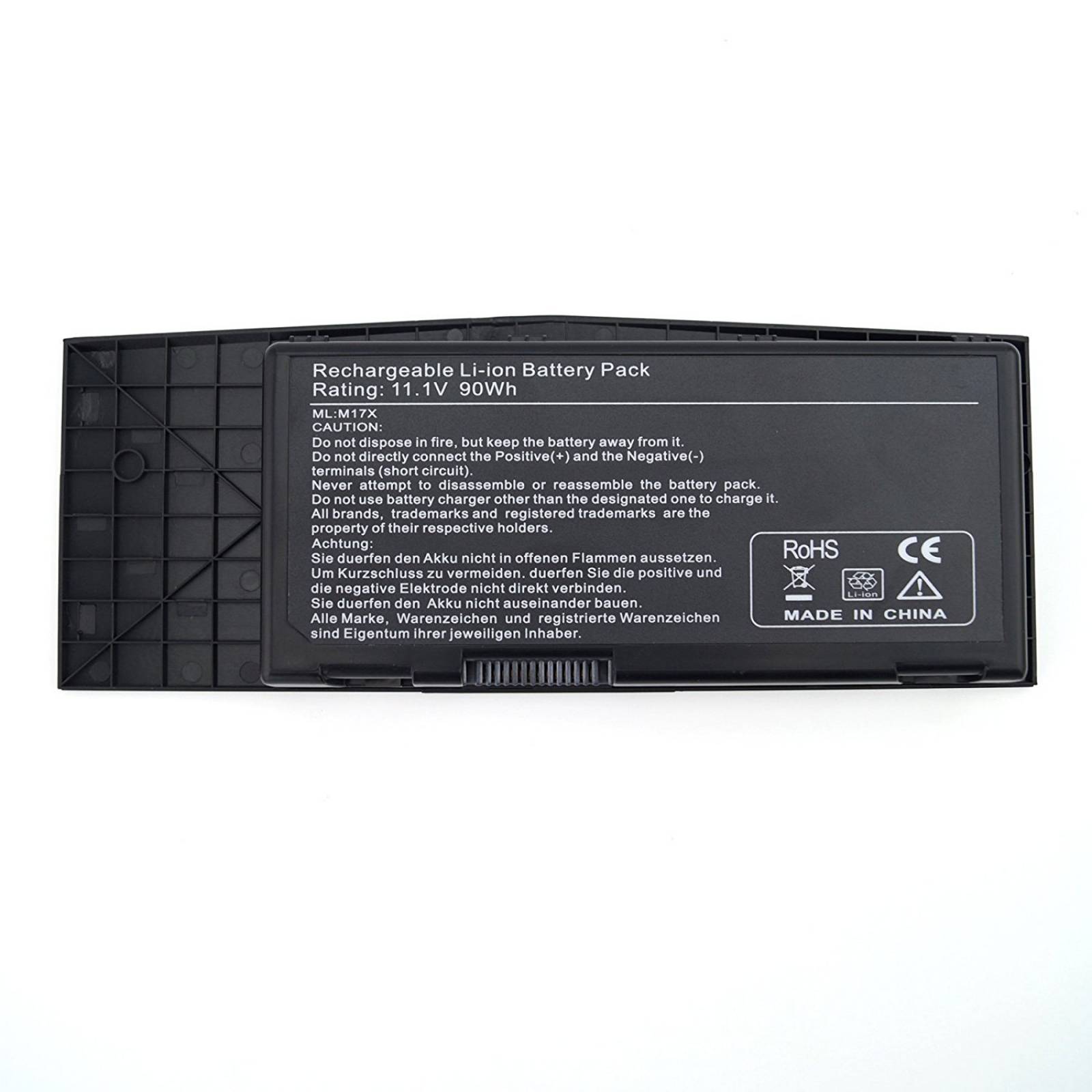 B:DJW 11.1V batería 90Wh Alienware M17 R3, R4 Alienware M17, D