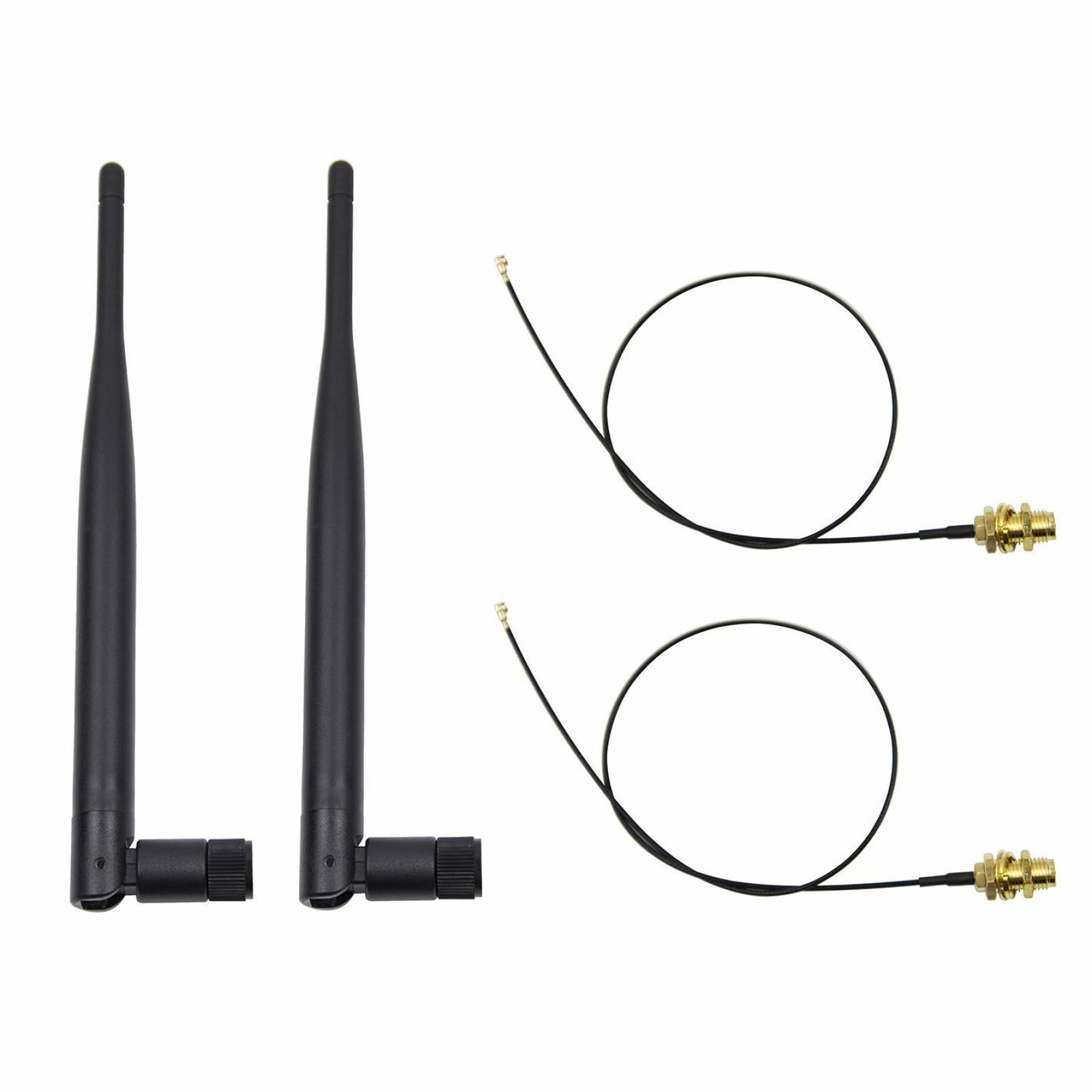 Antena Highfine 6dbi 2.4ghz Rp-sma Routers Mini Pcie -2pzs