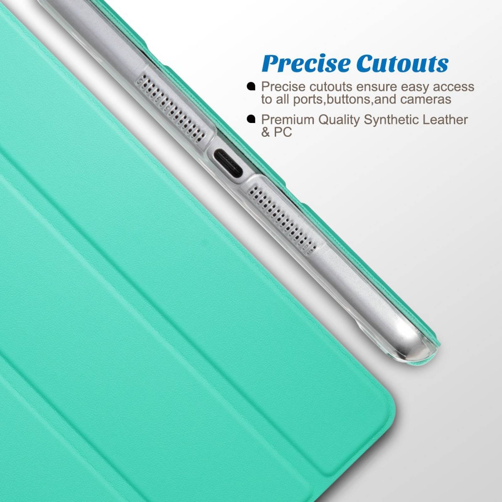 iPad Mini 3 funda, iPad Mini 2 funda, iPad Mini fund -Transp