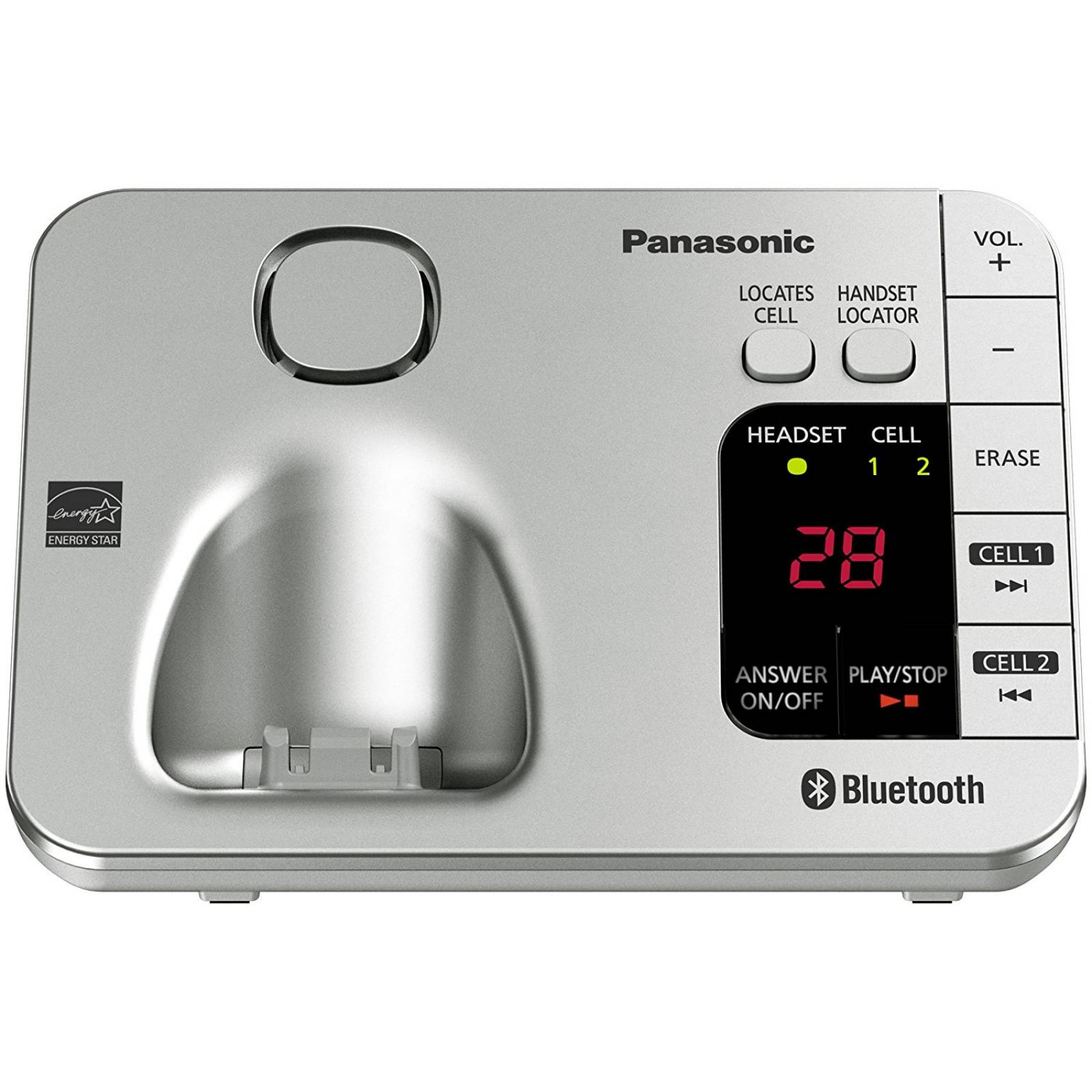 Panasonic KX-TGE463S teléfono inalámbrico Bluetooth Link2Cel