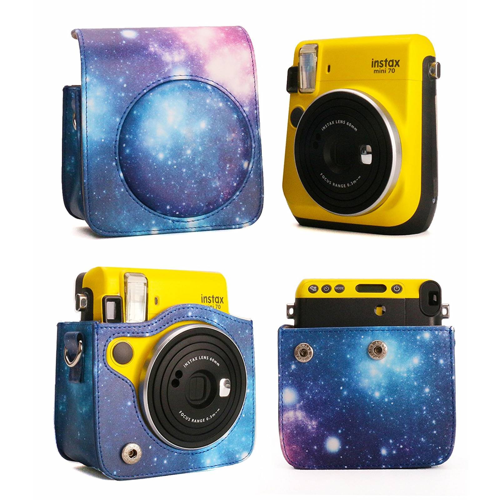 Fujifilm Instax Mini 70 funda - CAIUL galaxia completa -Azul