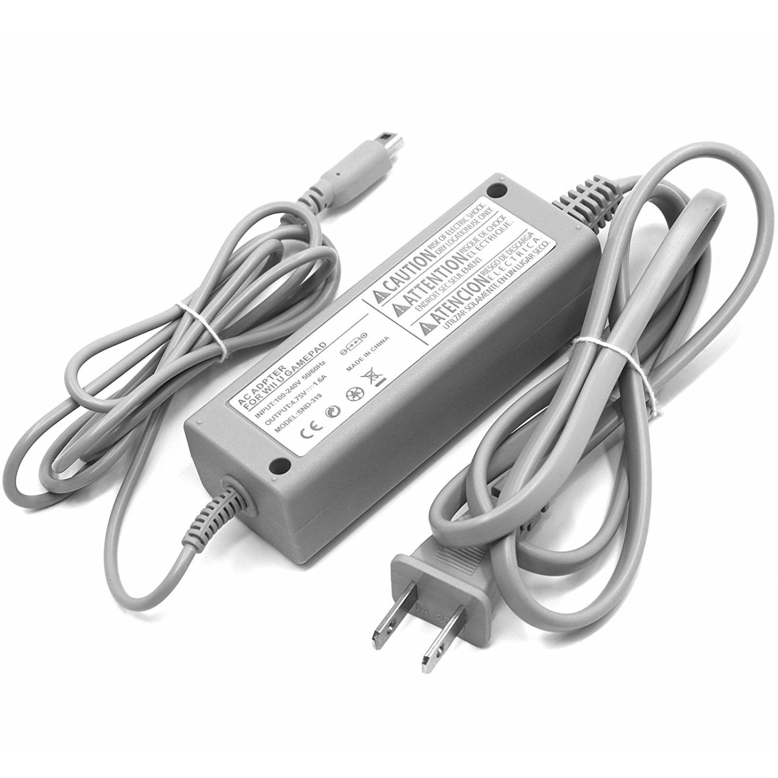 YOUSHARES Wii U GamePad cargador-intercambiable poder adapta