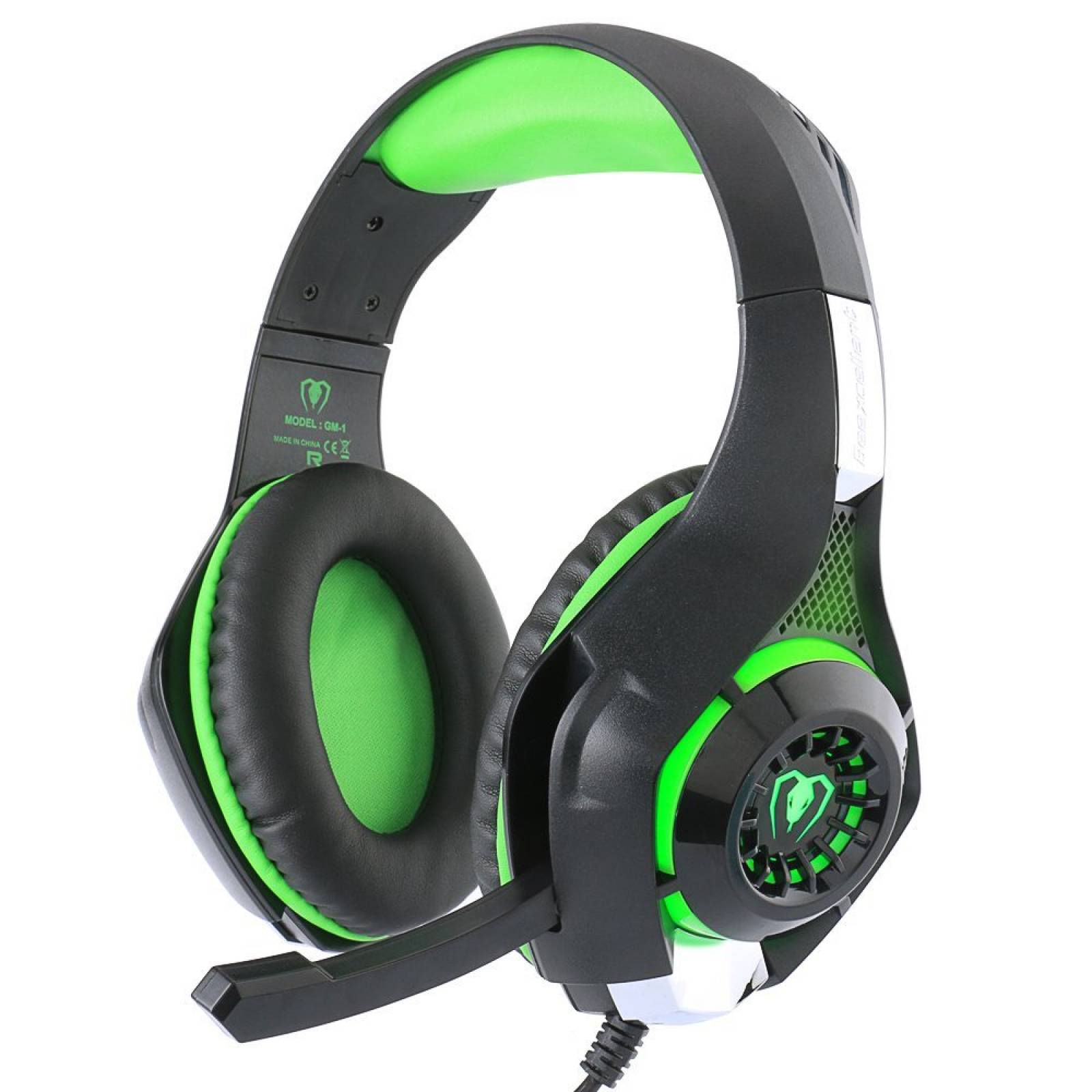 Juegos BlueFire PS4 3.5mm auriculares micrófono y LED -Verde