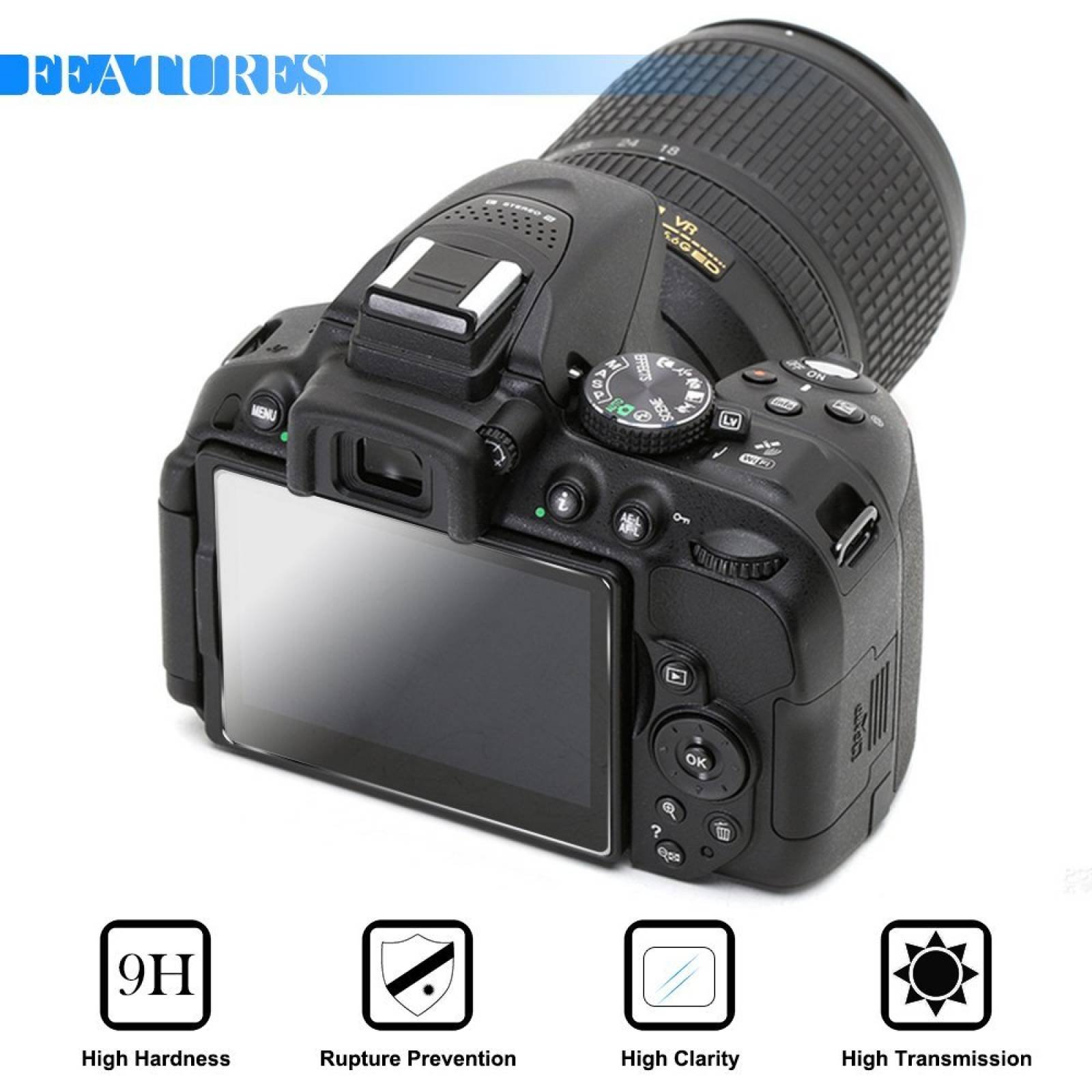 Cámara Protector pantalla Nikon D5300 D5500 AFUNTA P -Transp