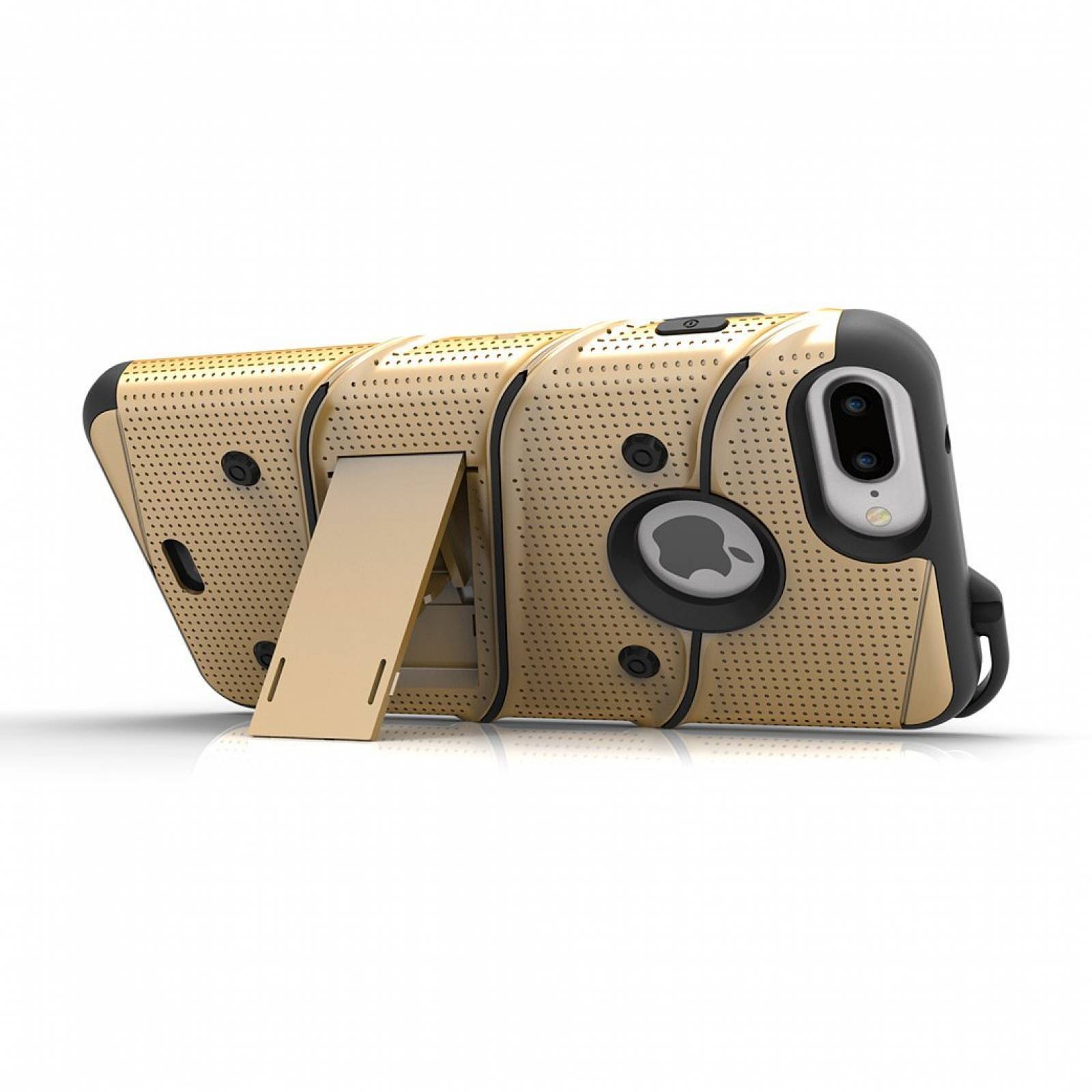 Funda Zizo Bolt para iPhone 7 Plus Clip + Protector -Dorado