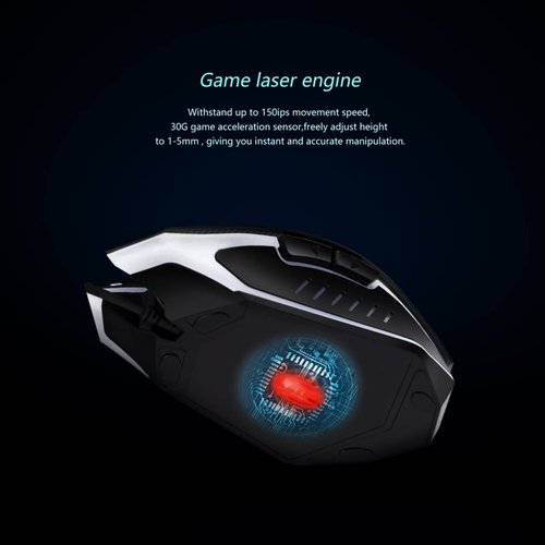 Juegos MouseLESHP ergonómico USB cable Gaming Mouse ratones