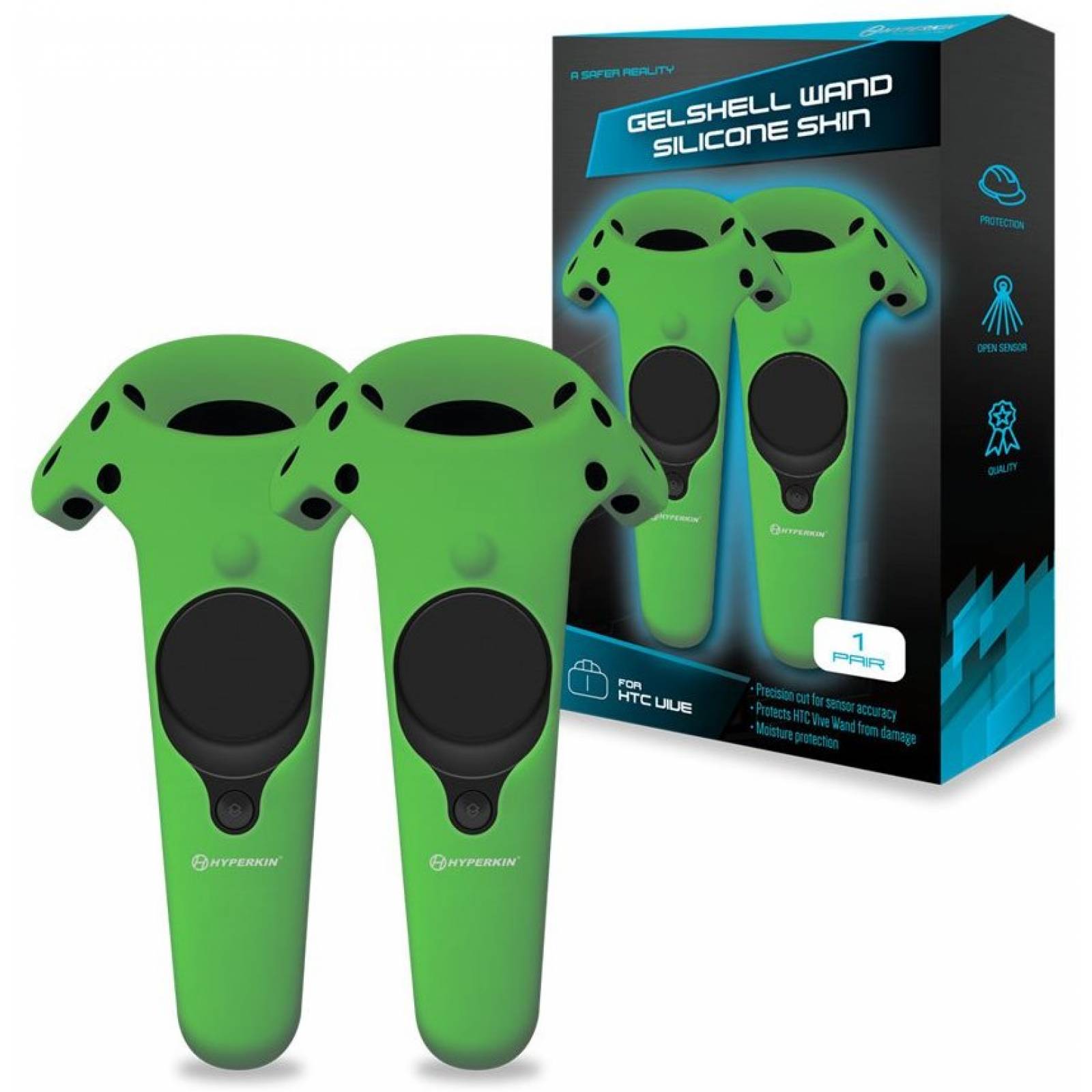 Hyperkin GelShell regulador piel silicona HTC Vive (v -Verde