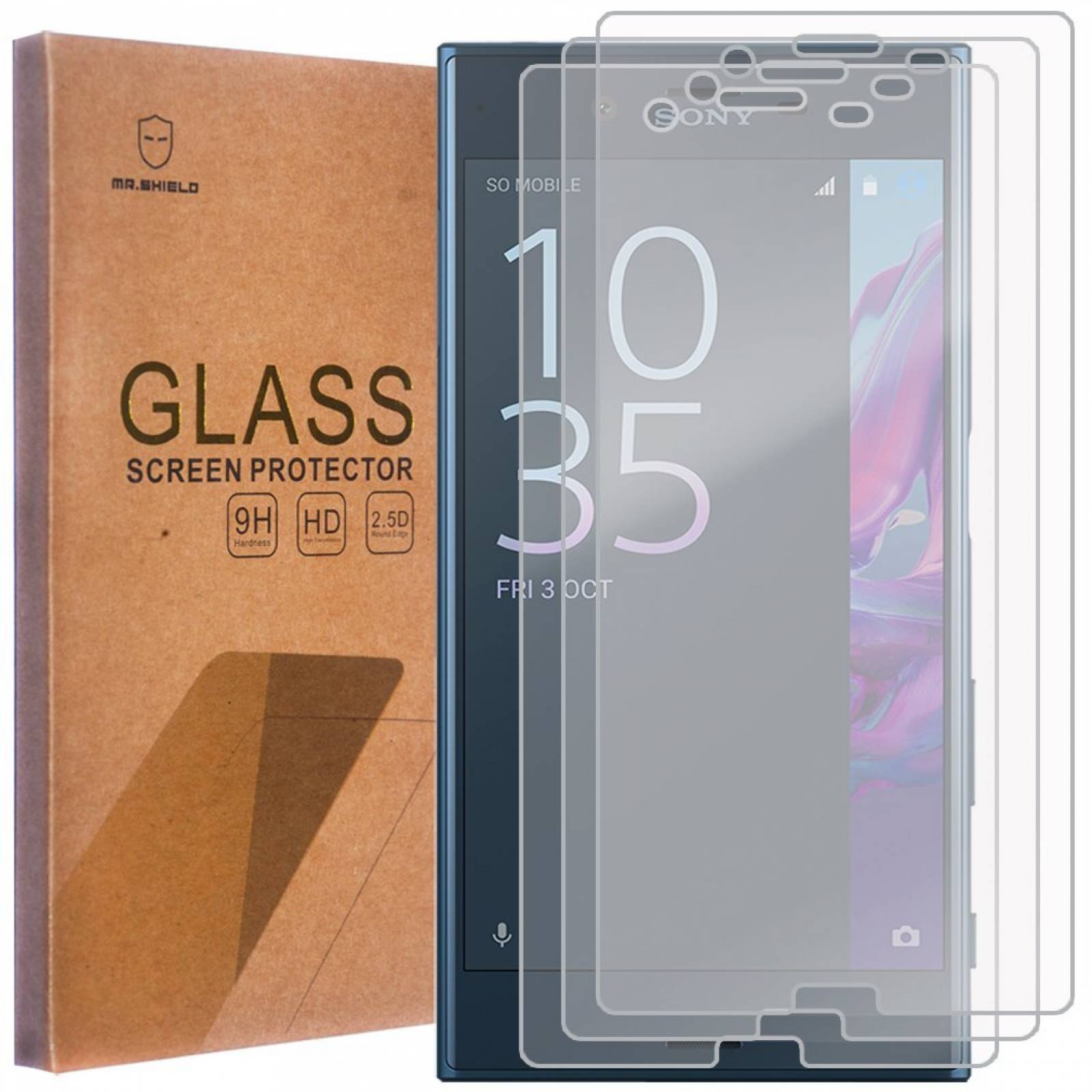 Mica Vidrio Templado Mr Shield Para Sony Xperia Xz