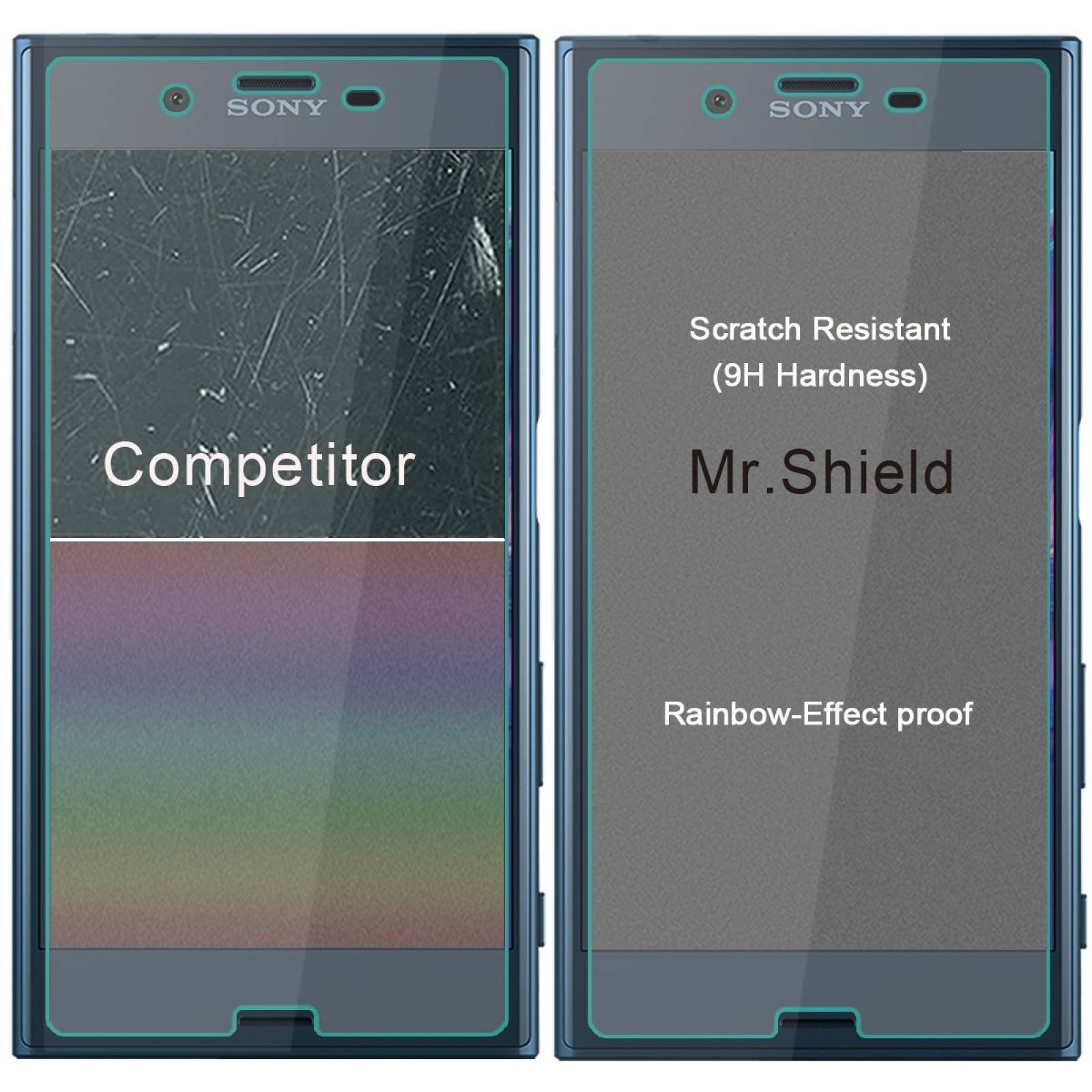 Mica Vidrio Templado Mr Shield Para Sony Xperia Xz